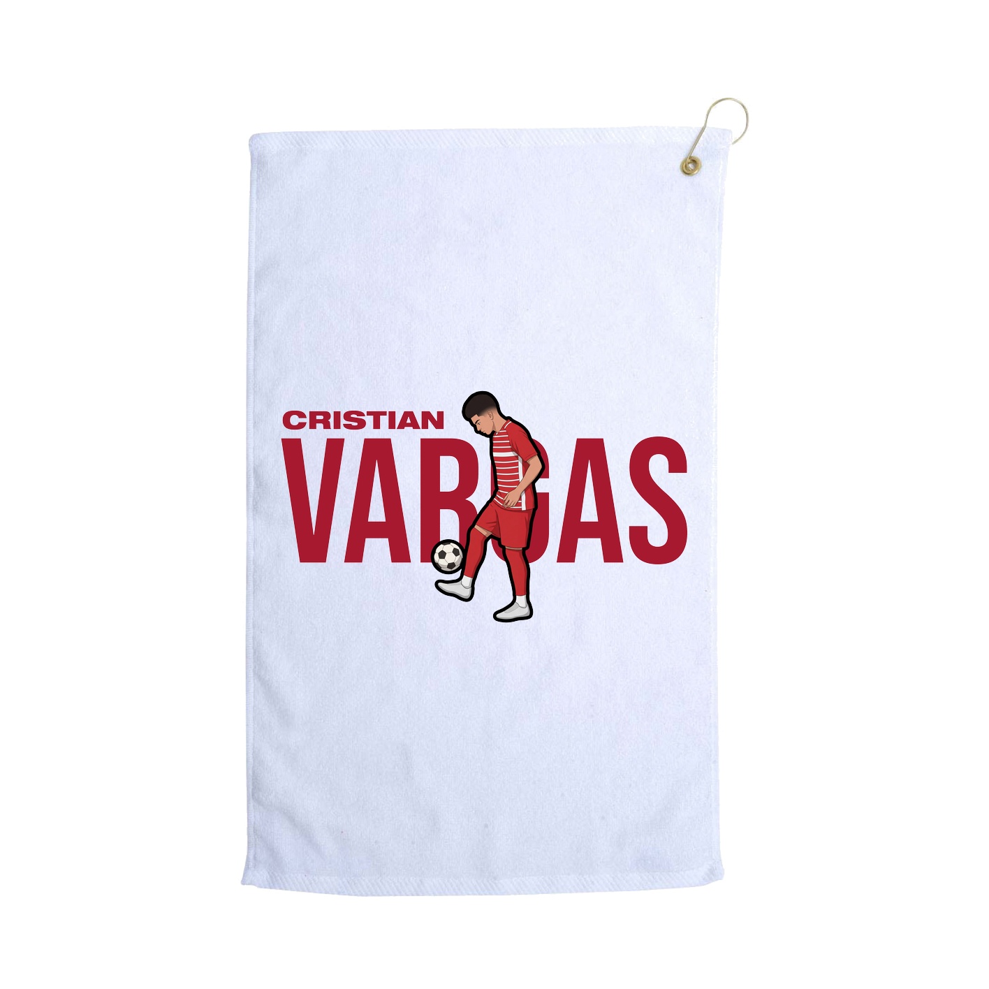 Golf Towel — Player Name in White
