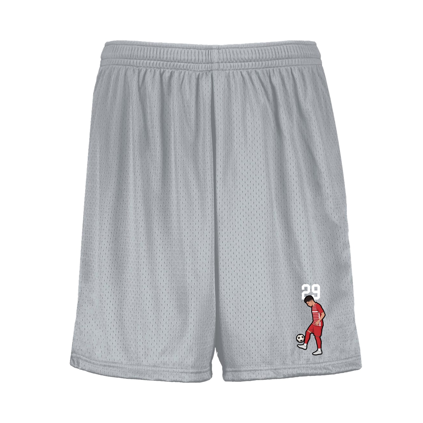 Shorts — Number Top in Silver