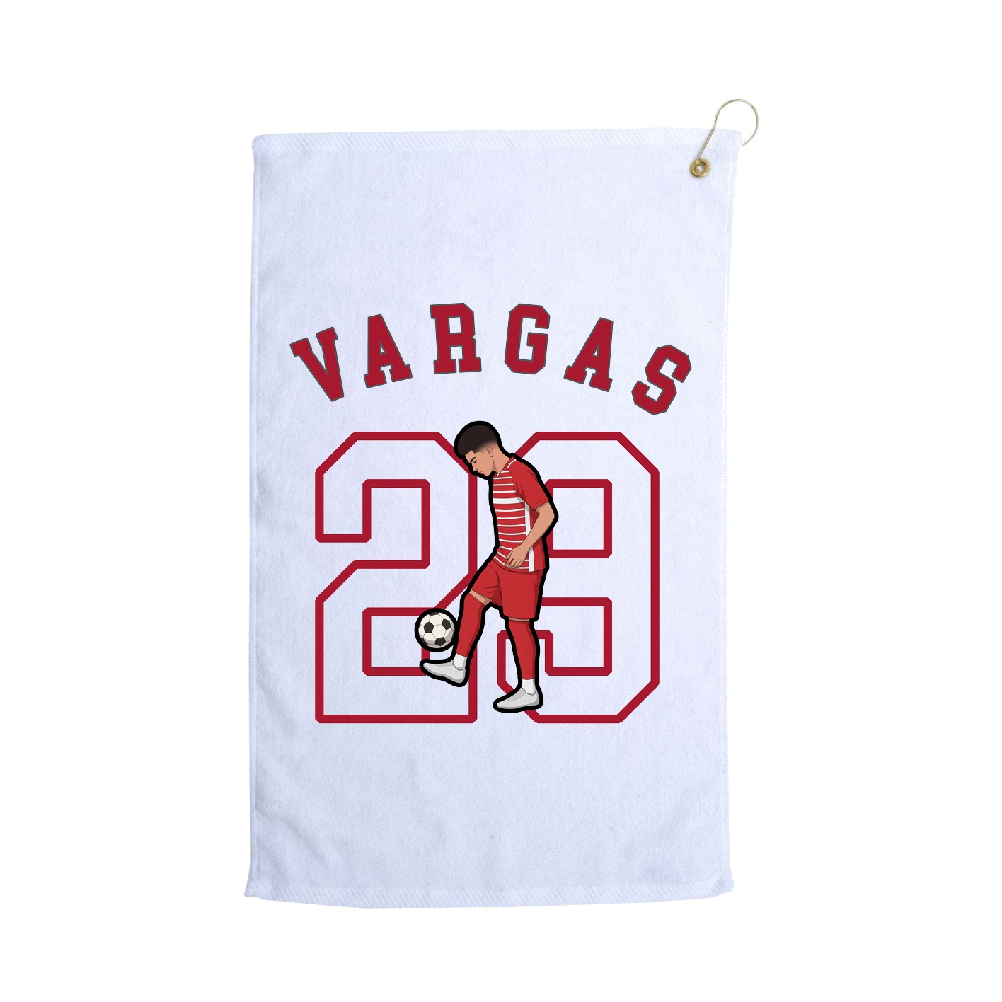 Golf Towel — Shirsey Arch in White