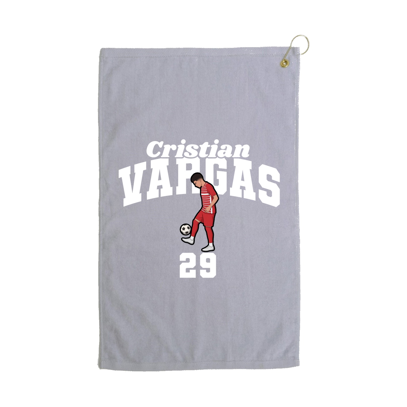 Golf Towel — Signature Arch in Grey