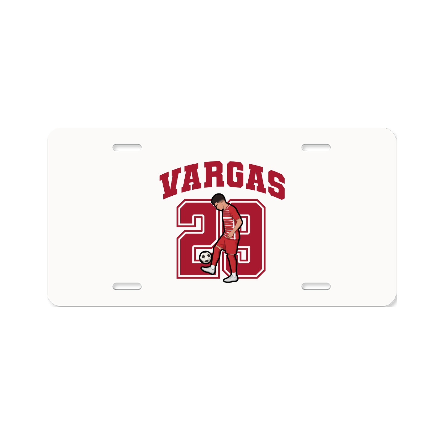 License Plate — Number in Classic