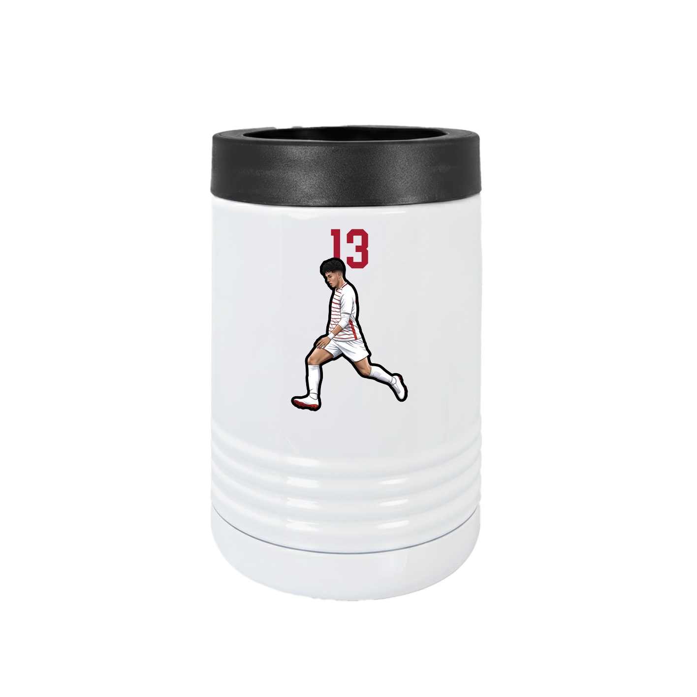 Beverage Holder — Number Top in White