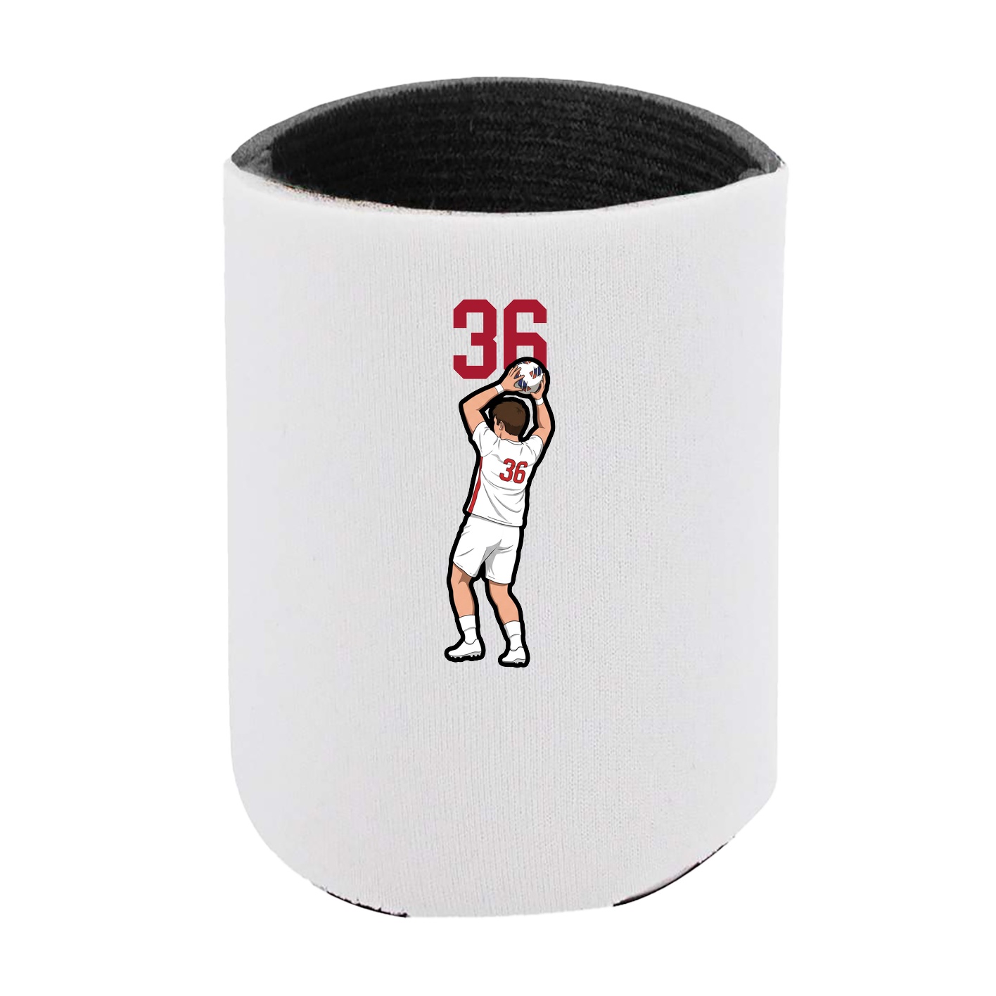 Can Holder — Number Top in White