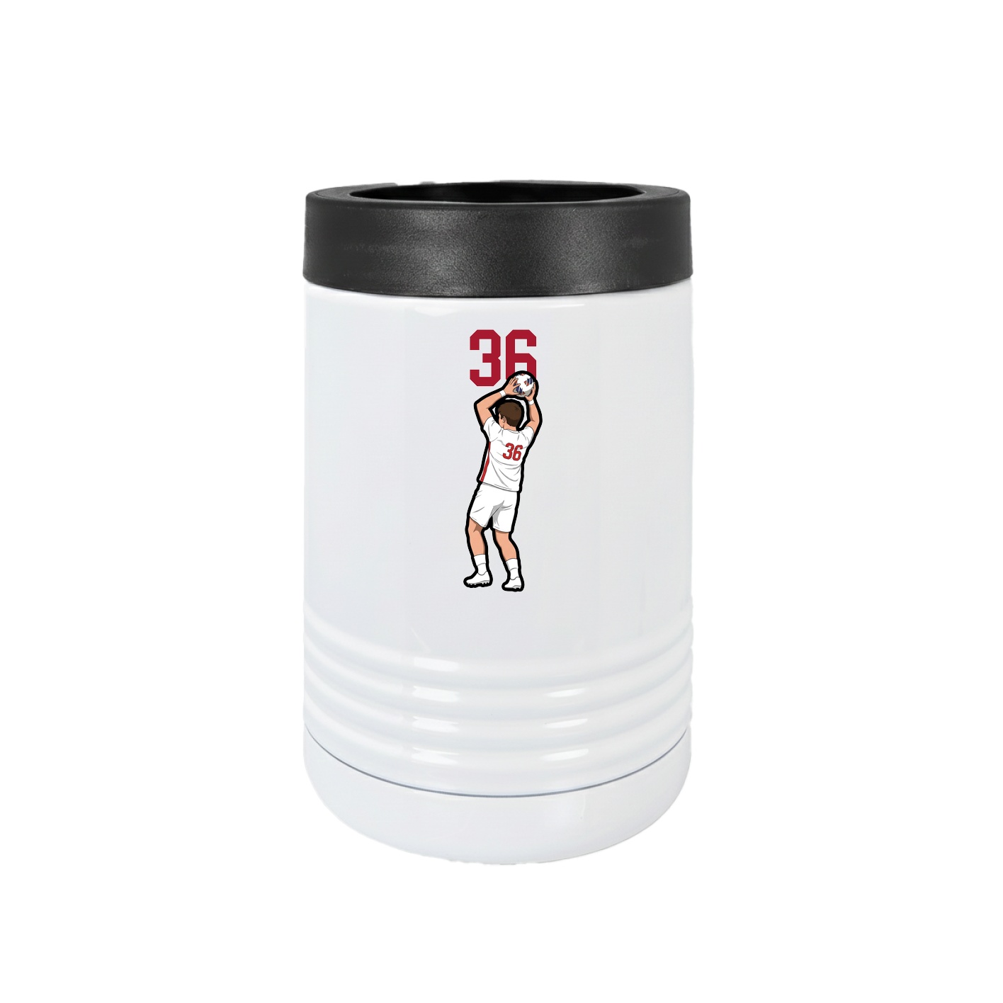 Beverage Holder — Number Top in White