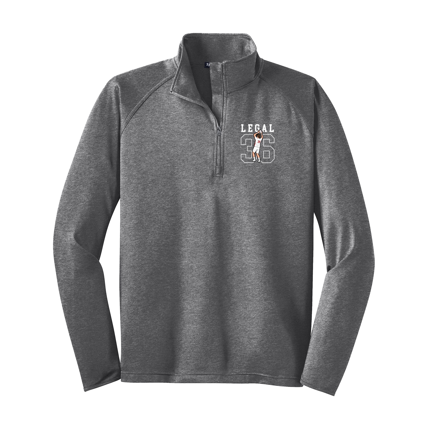Q-Zip Pullover — Shirsey in Grey