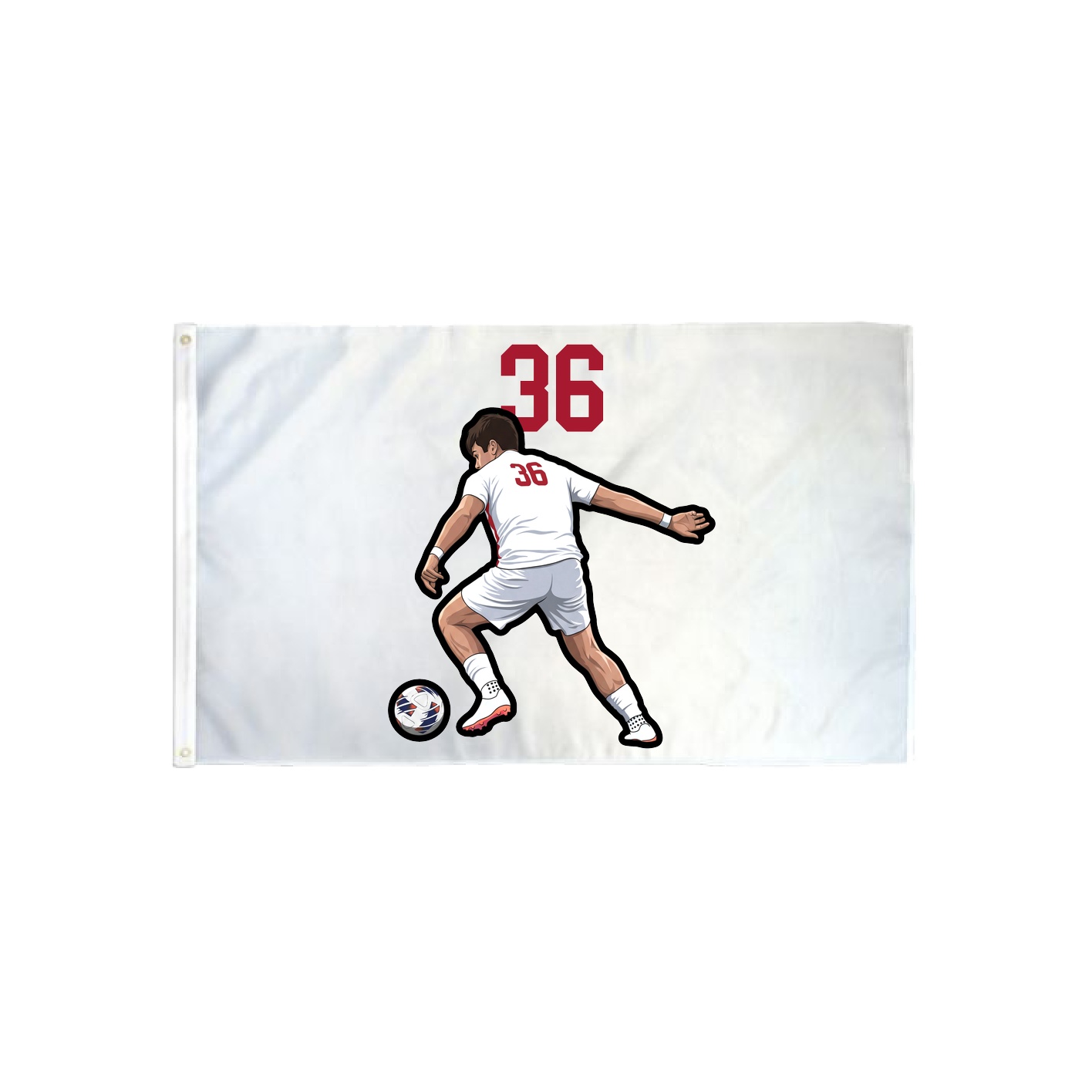 3x5 Flag — Number Top in Classic
