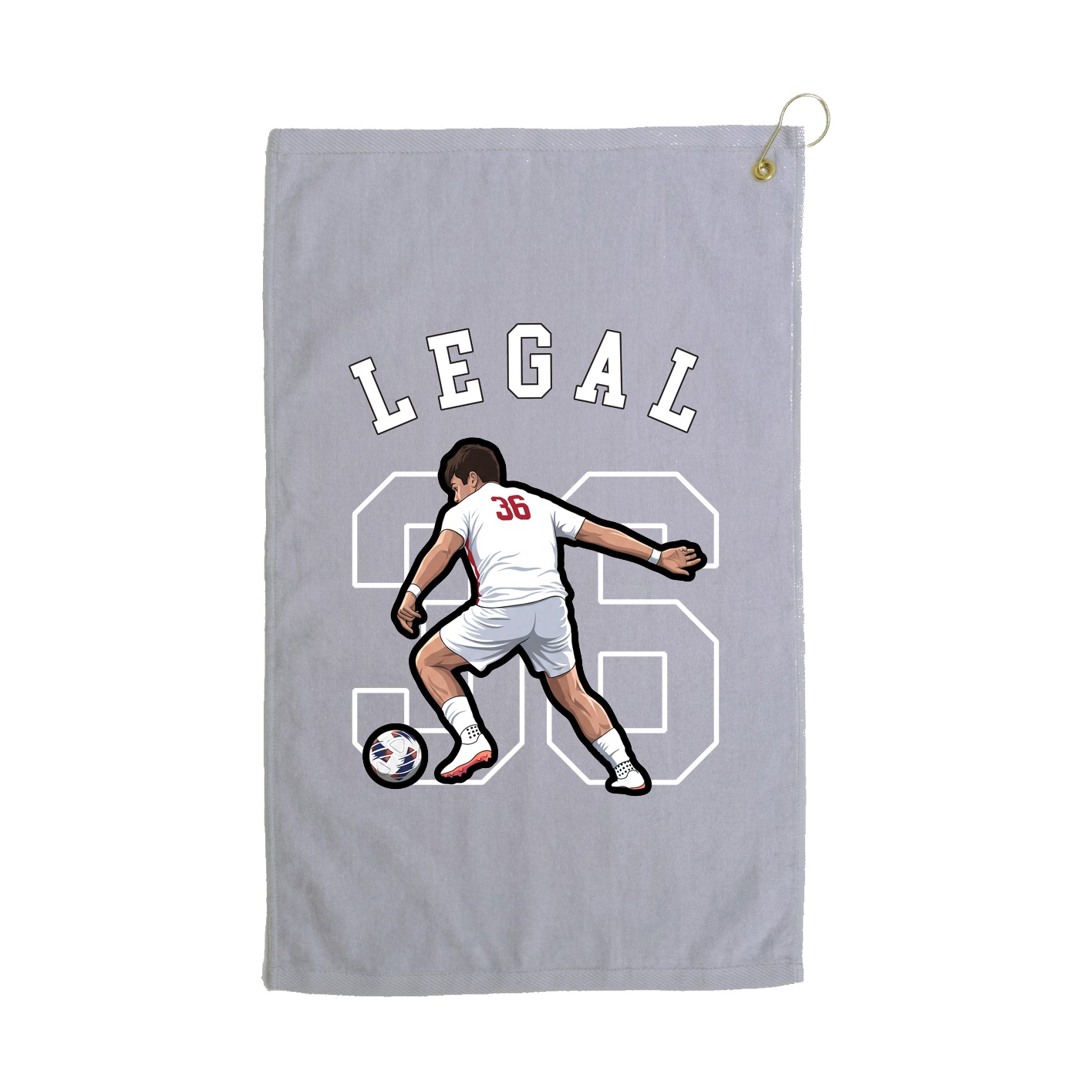 Golf Towel — Shirsey Arch in Grey