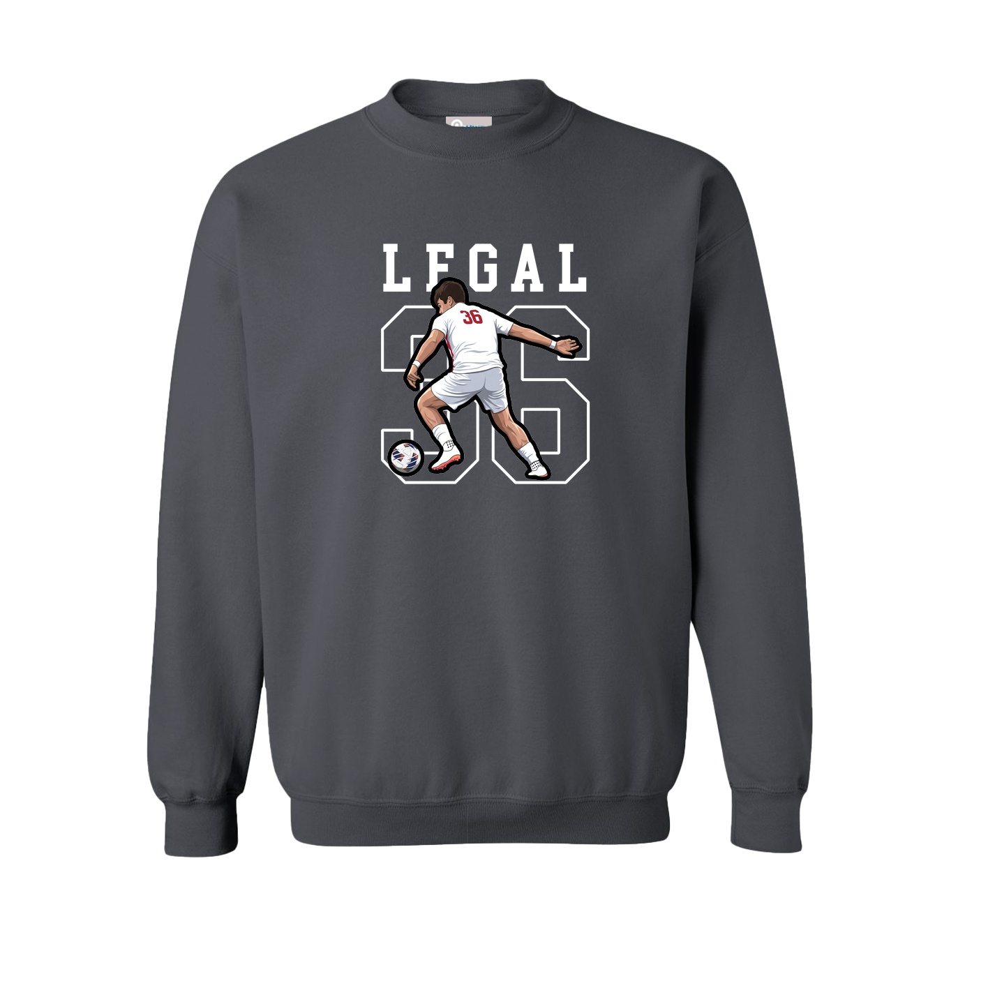 Fleece Crew — Shirsey in Grey
