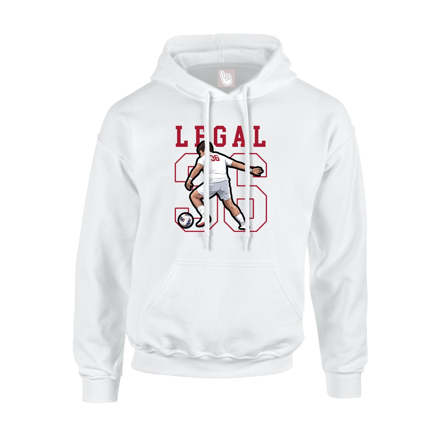 Youth Hoodie — Shirsey in White
