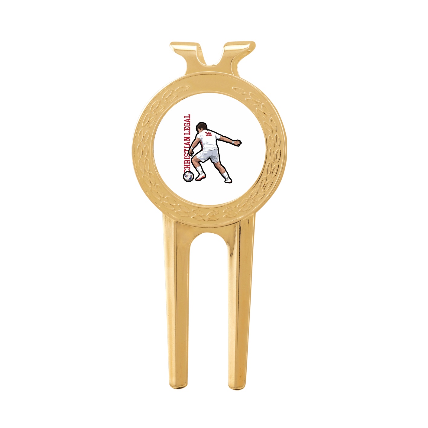 Divot Tool with Ball Marker — Name Vertical in Classic
