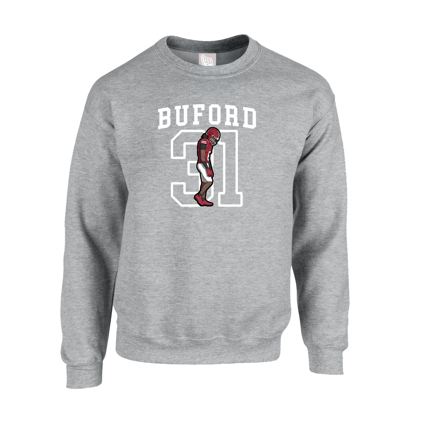 Fleece Crew — Shirsey in Grey