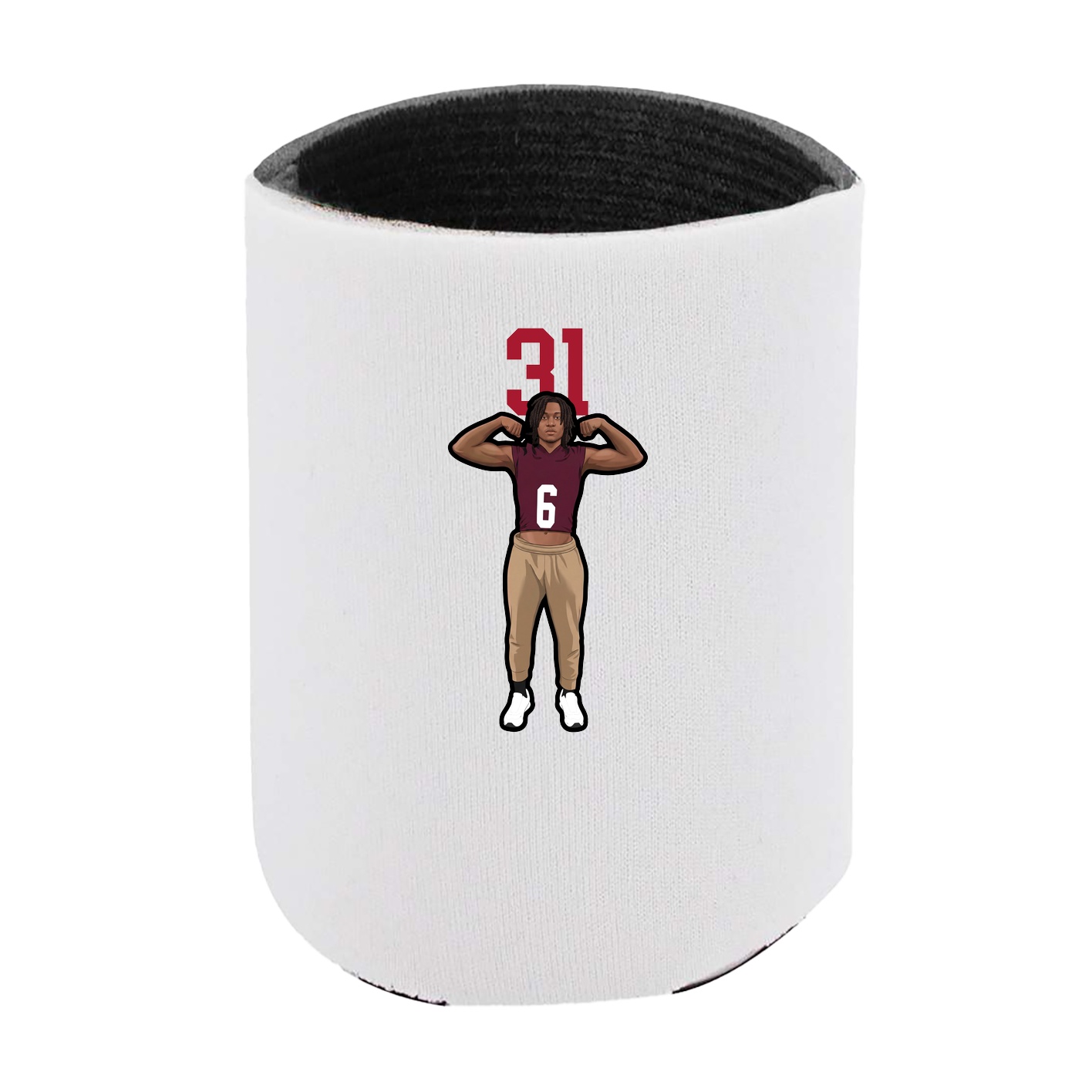 Can Holder — Number Top in White