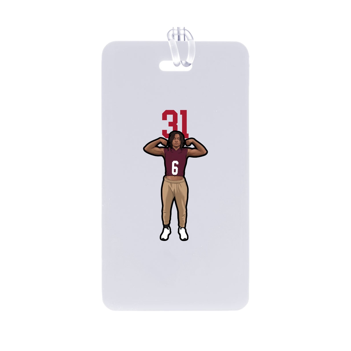 Bag Tag — Number Top in Classic