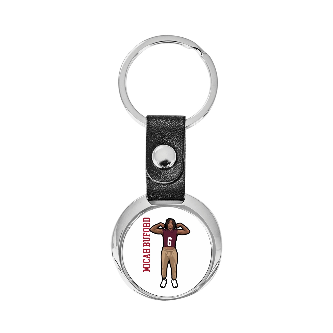 Key Chain — Name Vertical in Classic