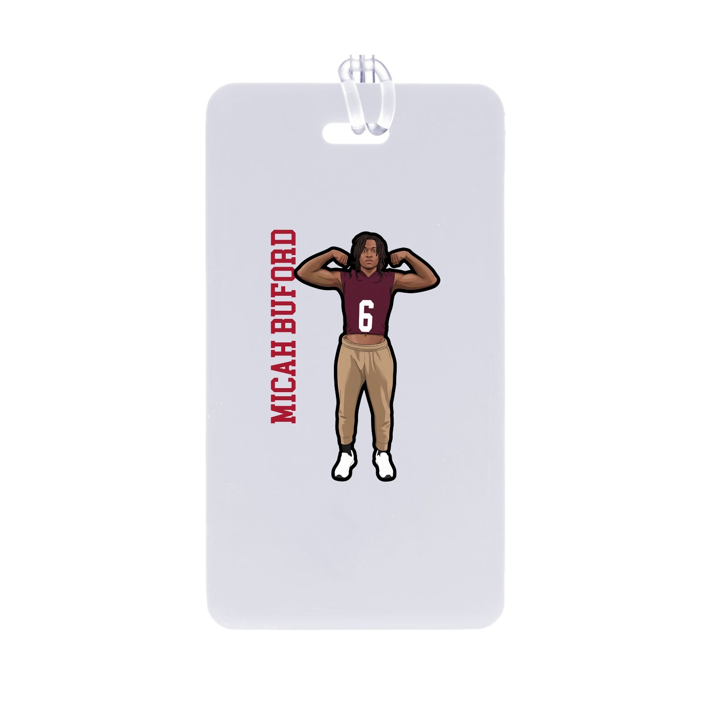 Bag Tag — Name Vertical in Classic