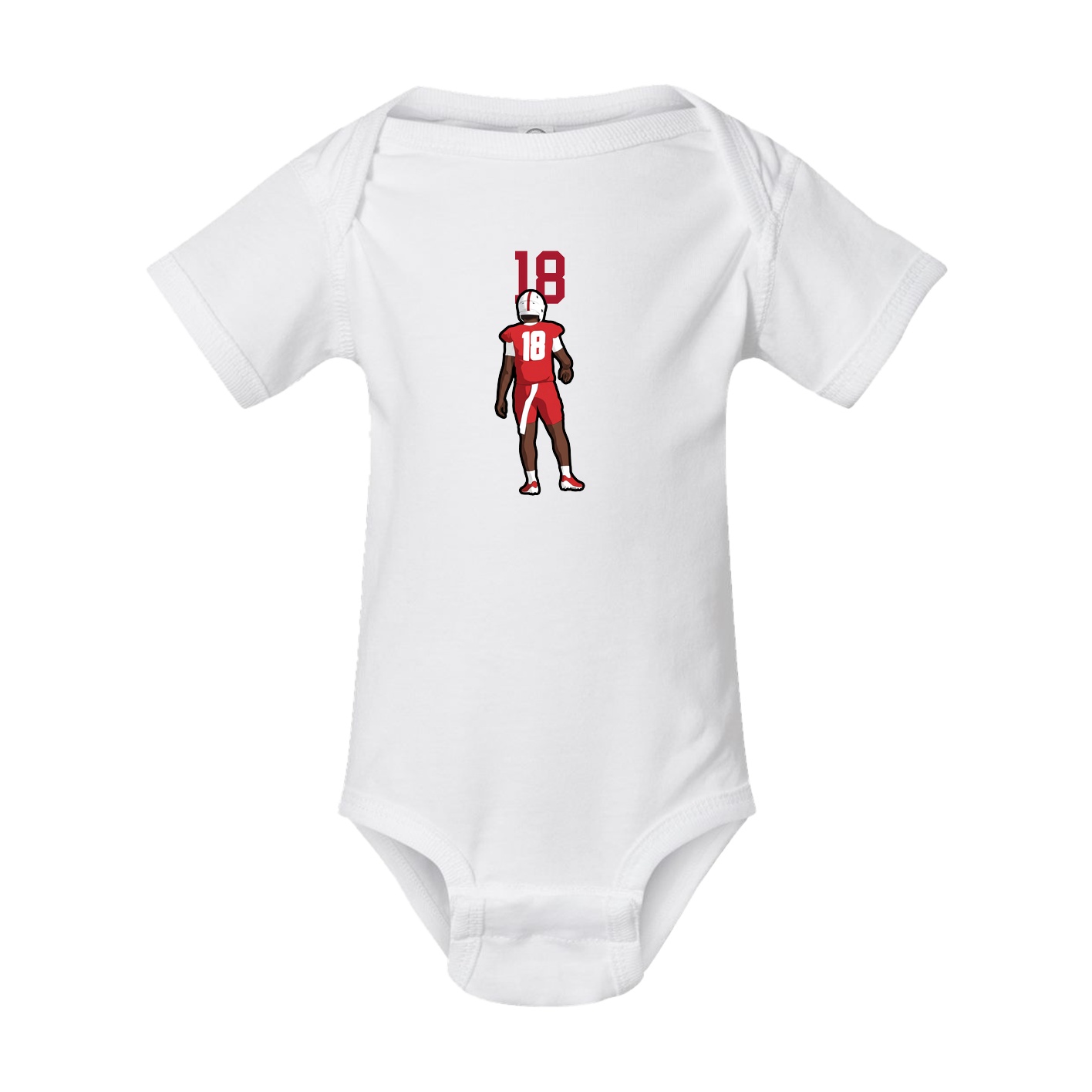 Baby Onesie — Number Top in White
