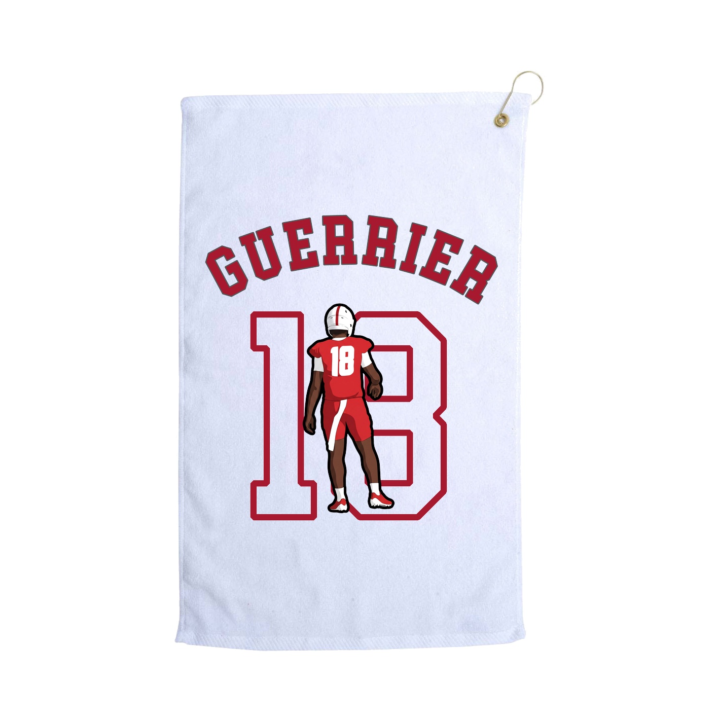 Golf Towel — Shirsey Arch in White