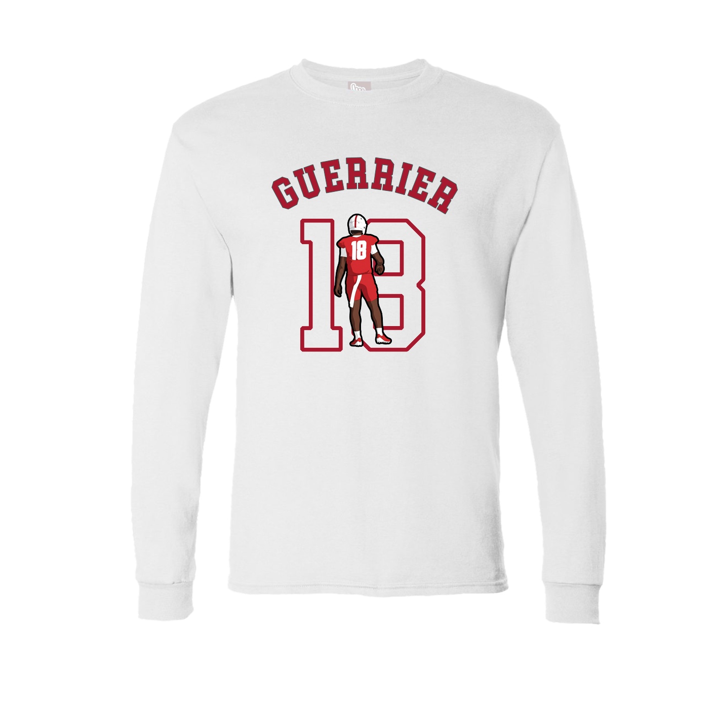 Long Sleeve Tee — Shirsey Arch in White