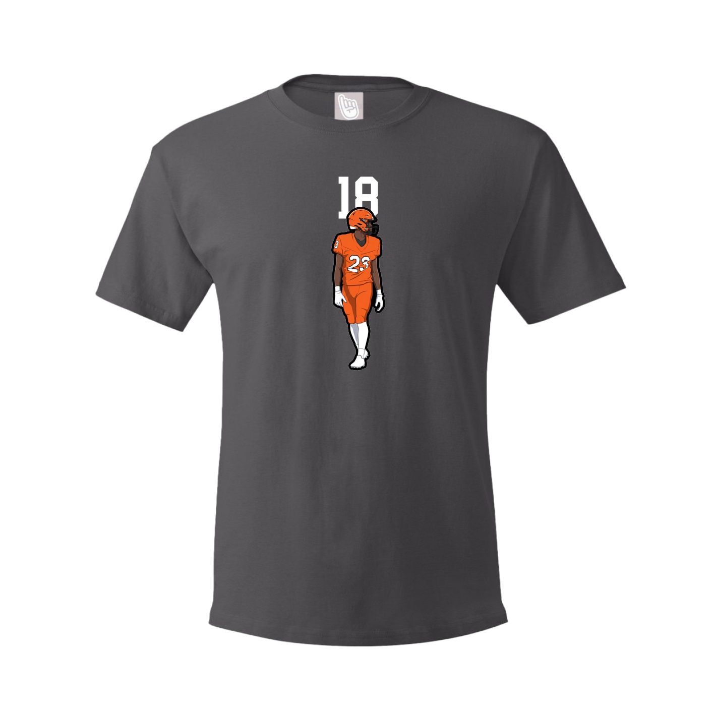 Tee — Number Top in Grey