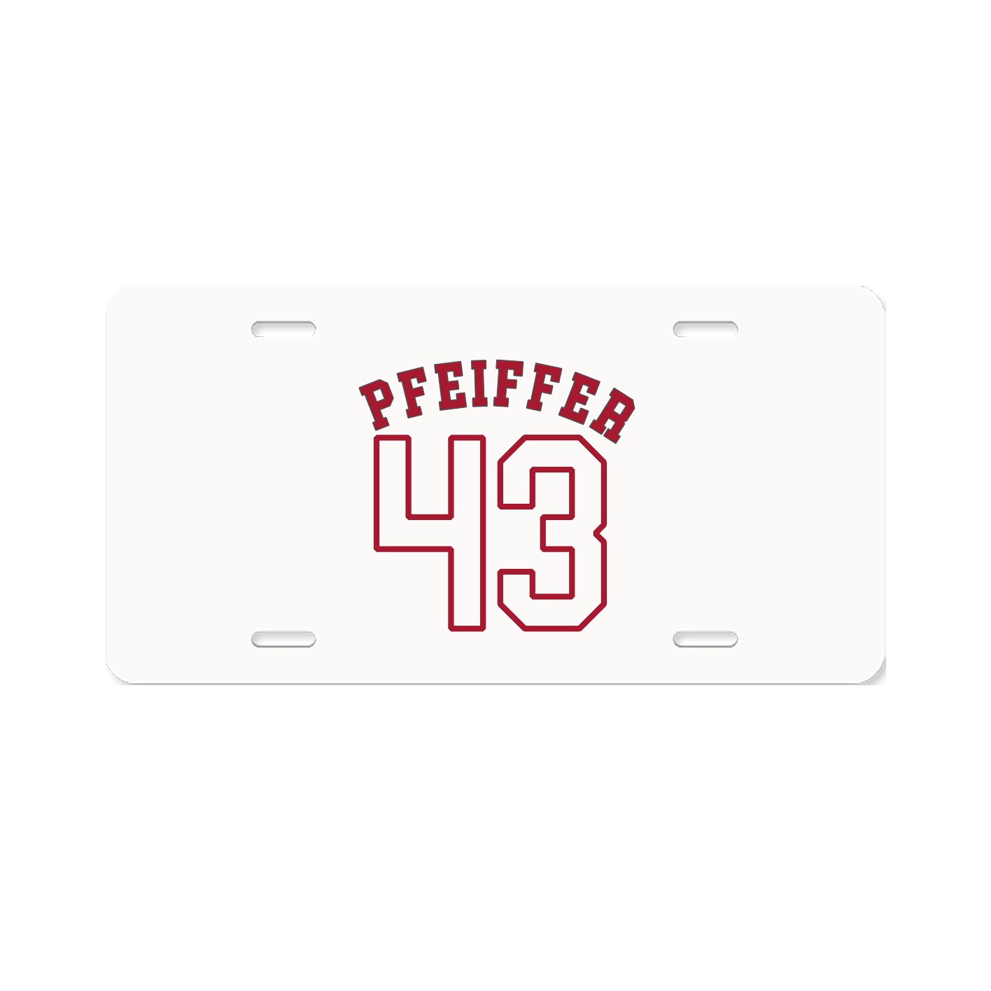 License Plate — Shirsey Arch in Classic