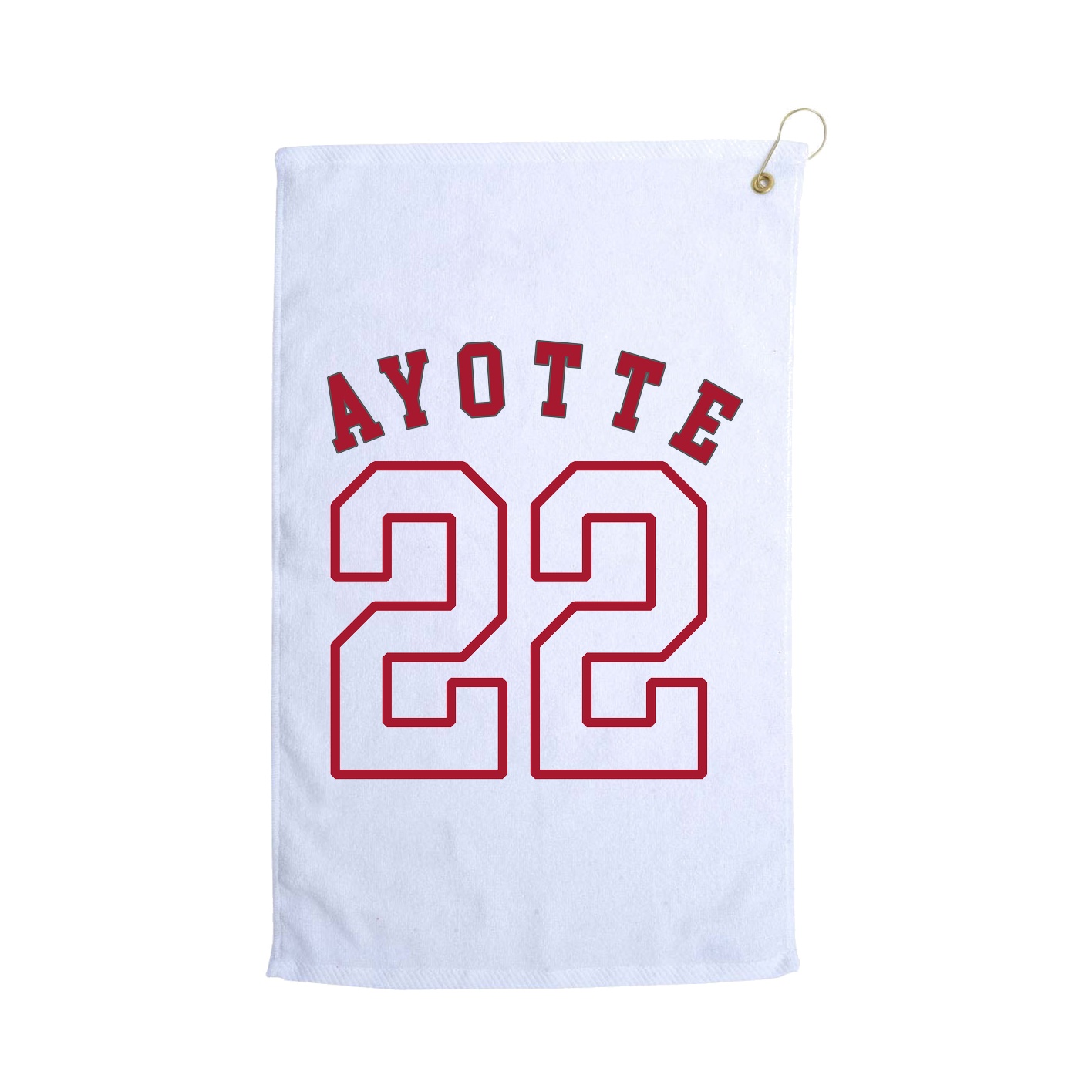 Golf Towel — Shirsey Arch in White