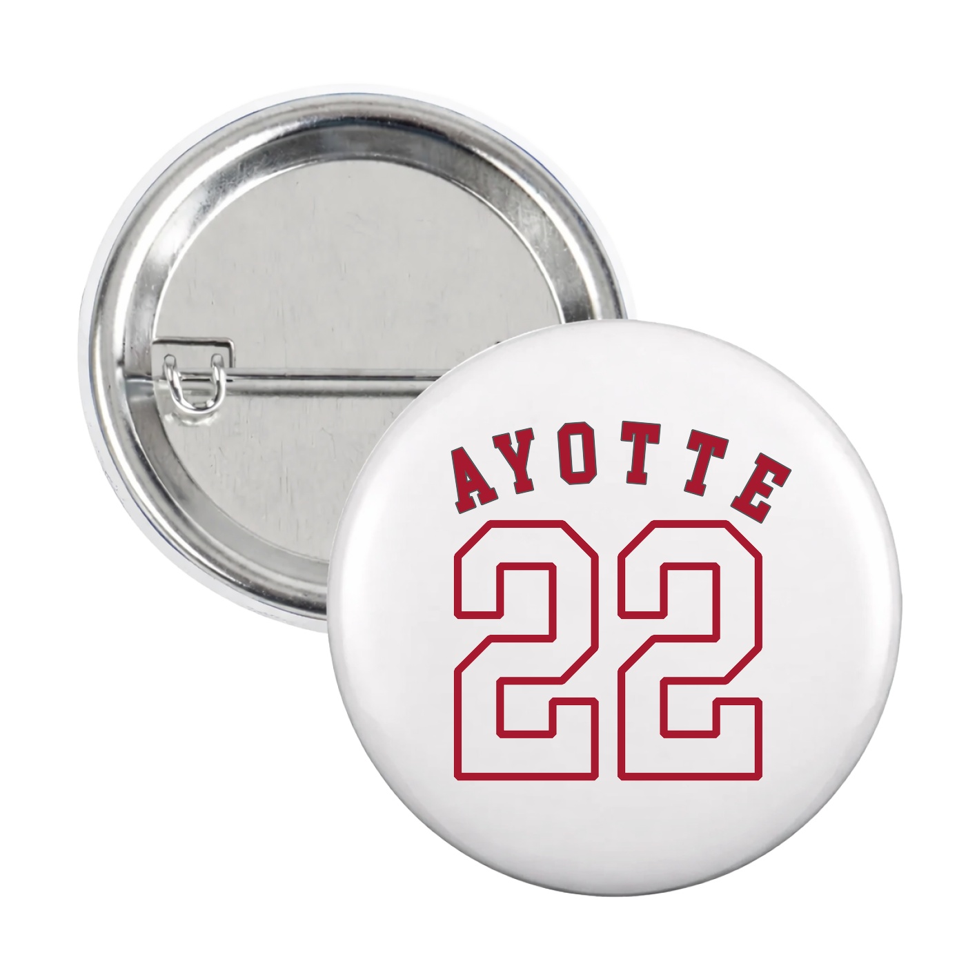 Game Day Button — Shirsey Arch in White