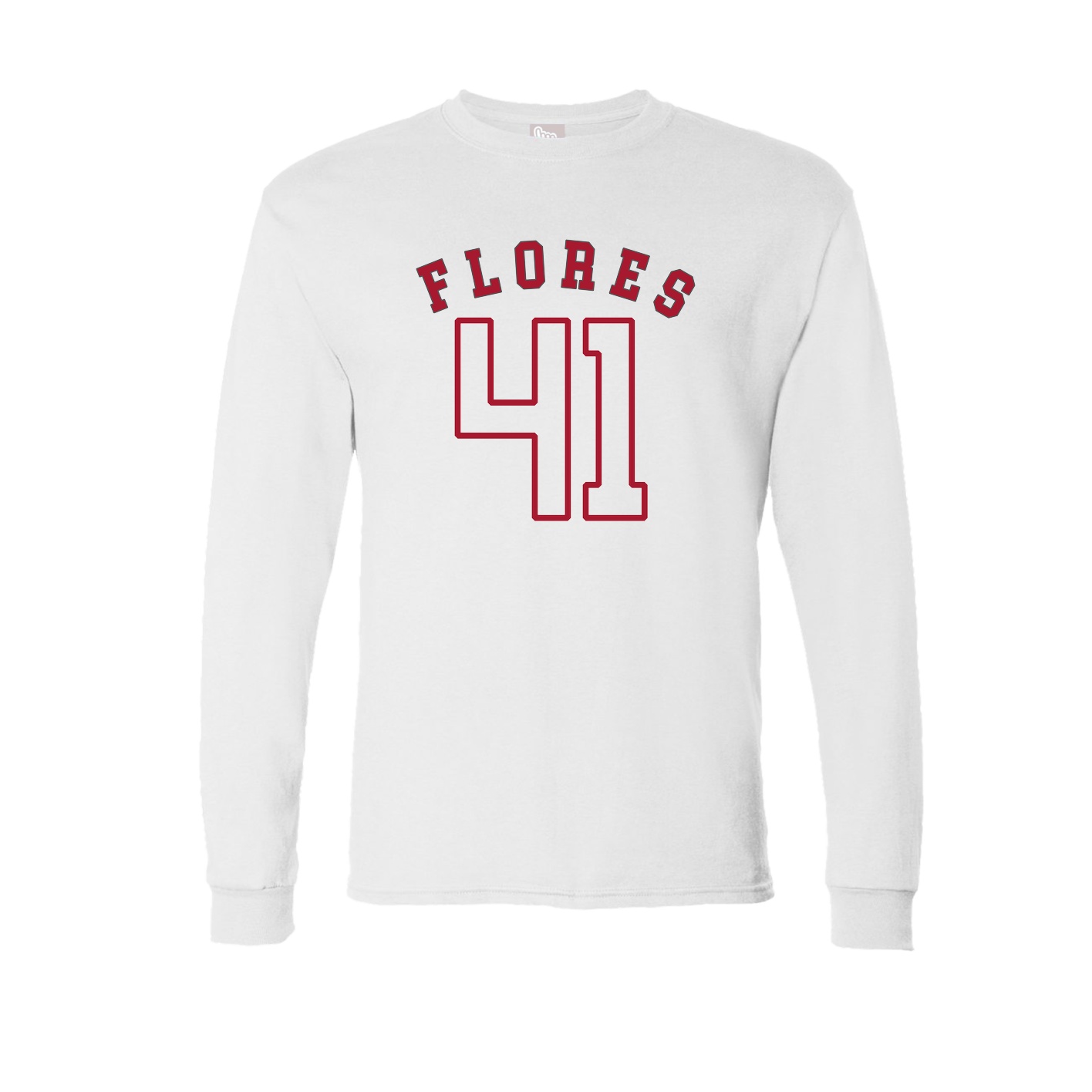 Long Sleeve Tee — Shirsey Arch in White