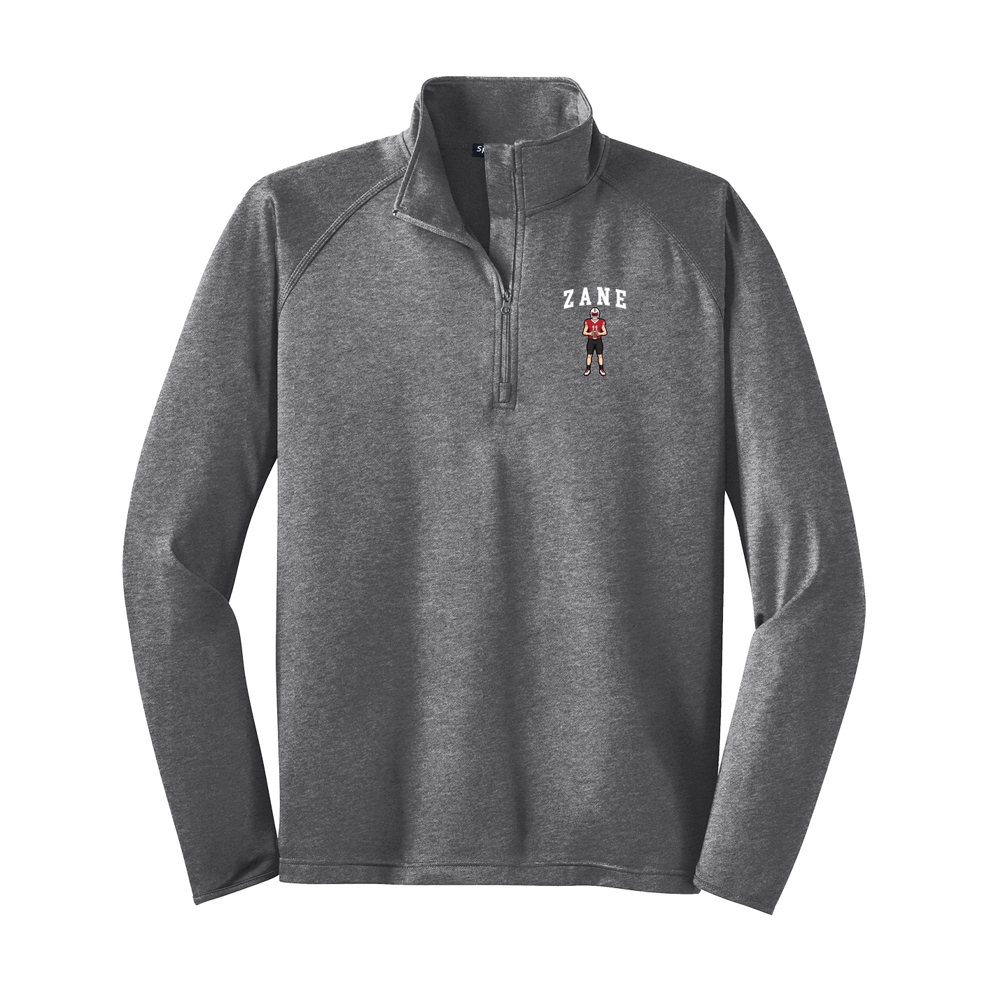 Q-Zip Pullover — Shirsey in Grey