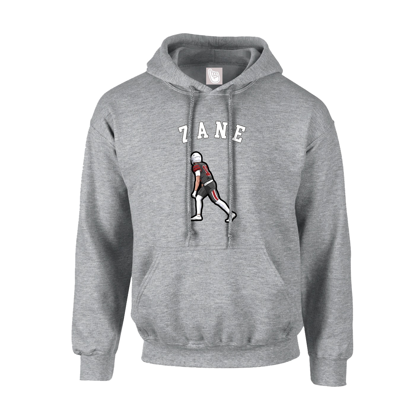 Youth Hoodie — Shirsey Arch in Grey