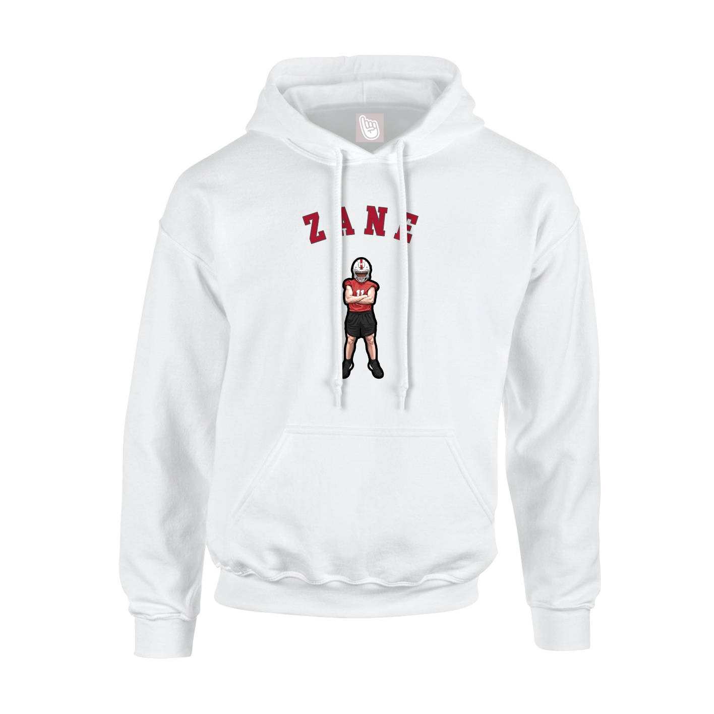 Hoodie — Shirsey Arch in White