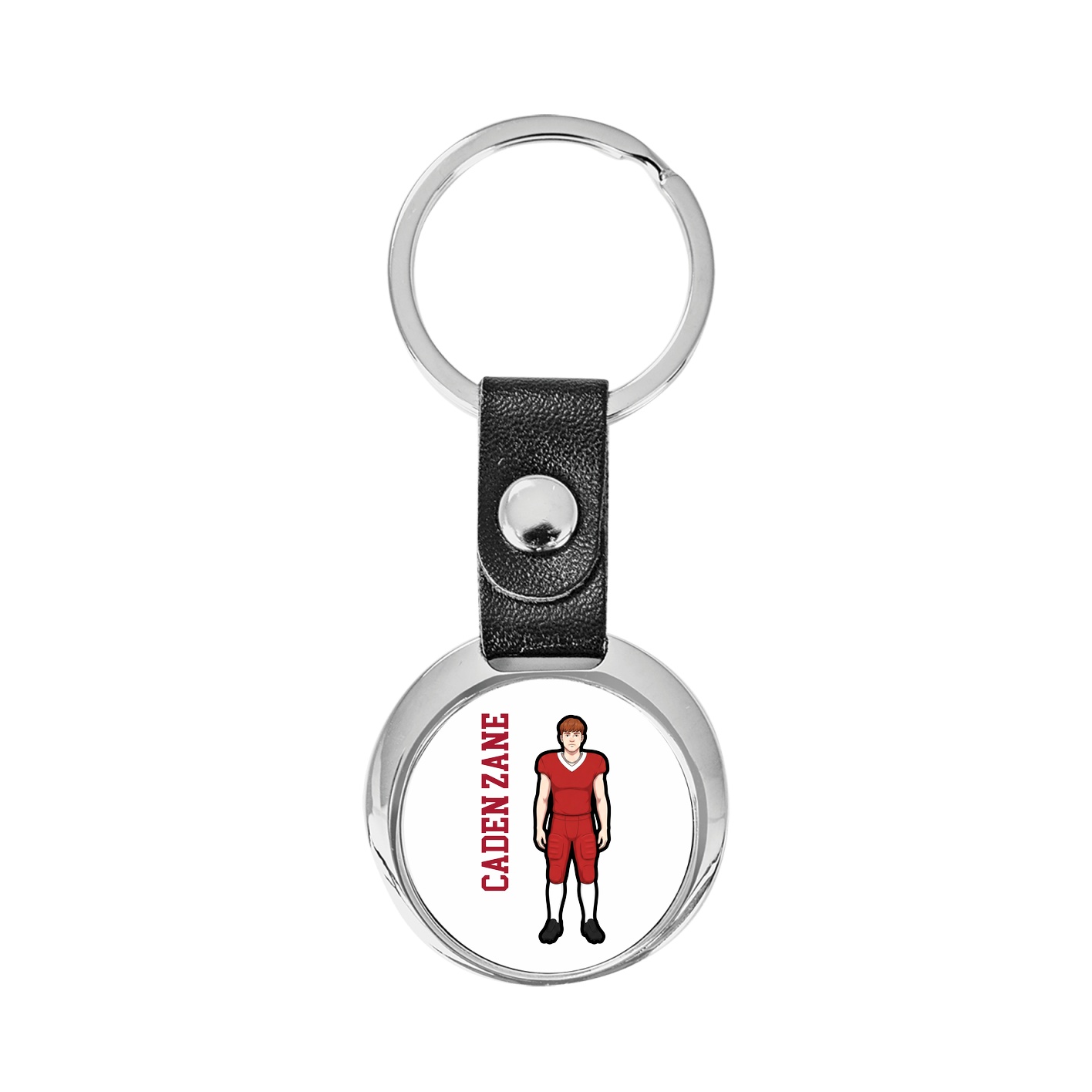 Key Chain — Name Vertical in Classic