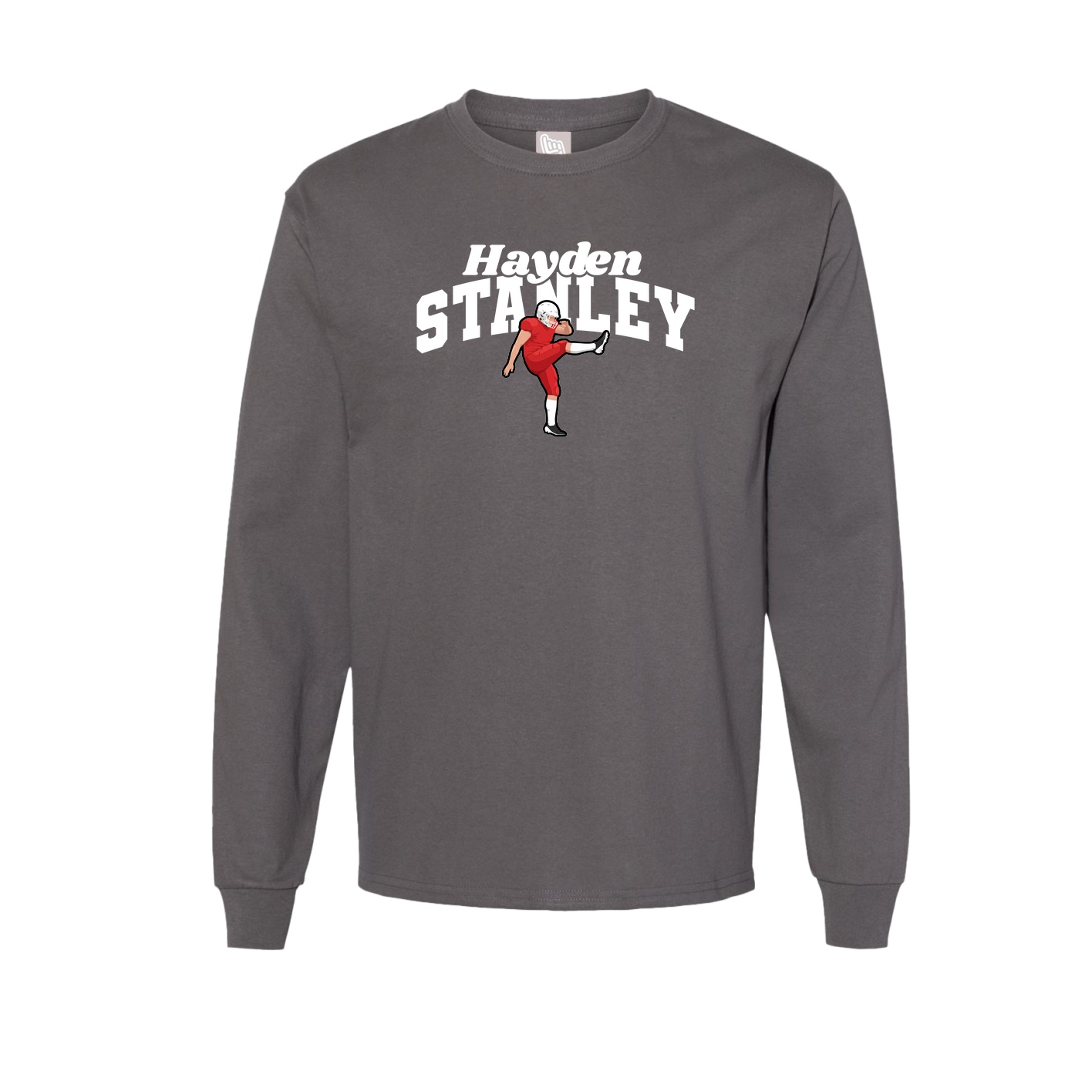 Long Sleeve Tee — Signature Arch in Grey