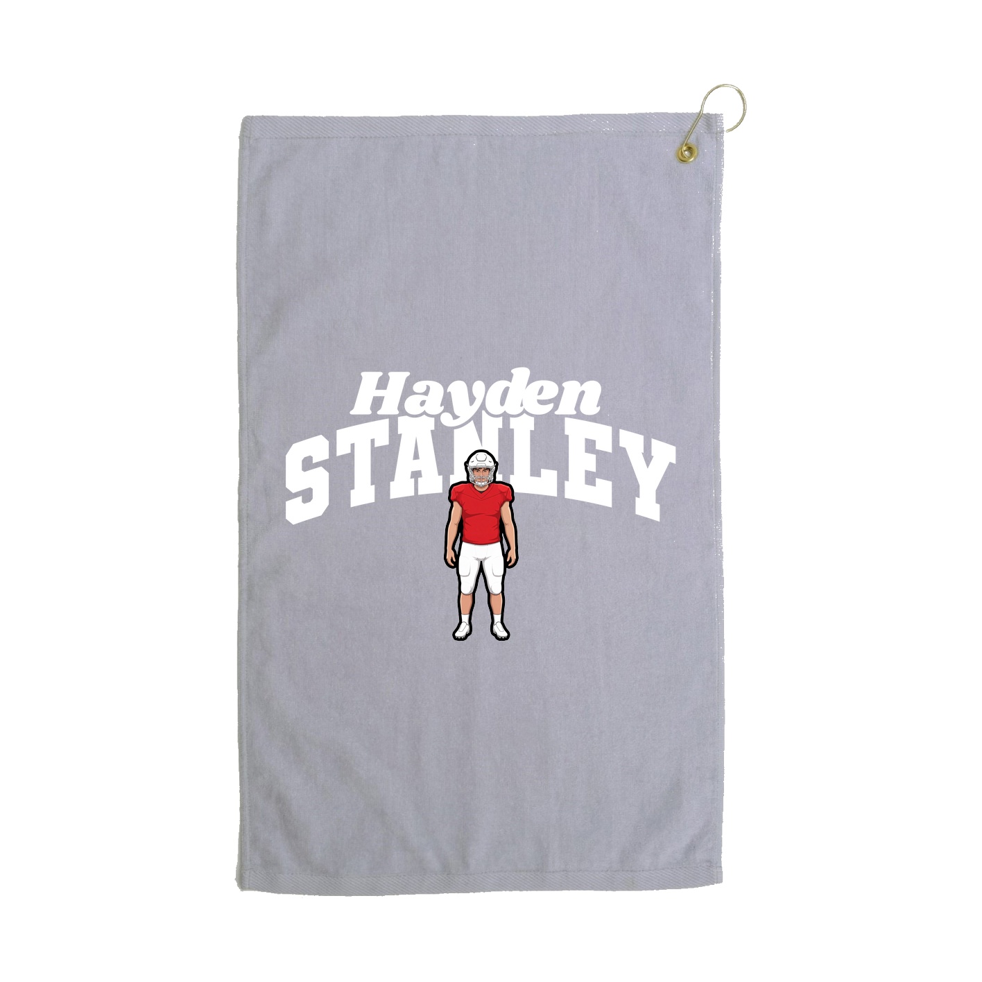 Golf Towel — Signature Arch in Grey
