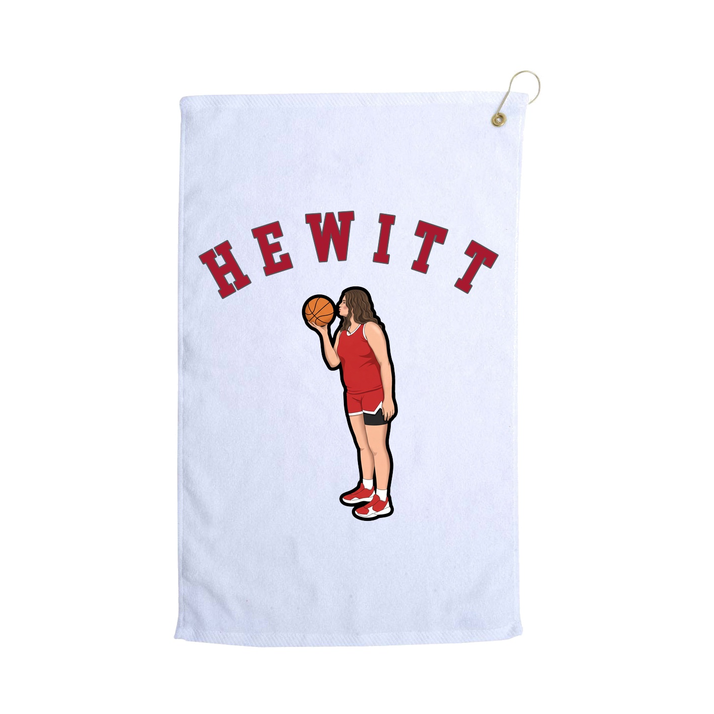 Golf Towel — Shirsey Arch in White