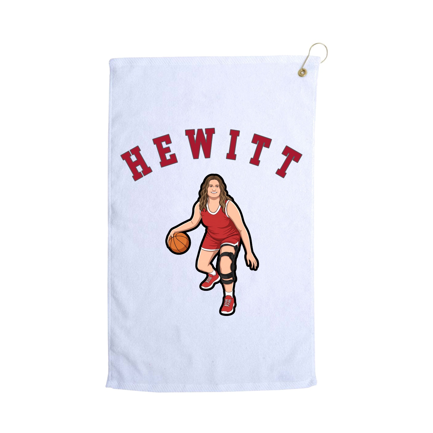 Golf Towel — Shirsey Arch in White