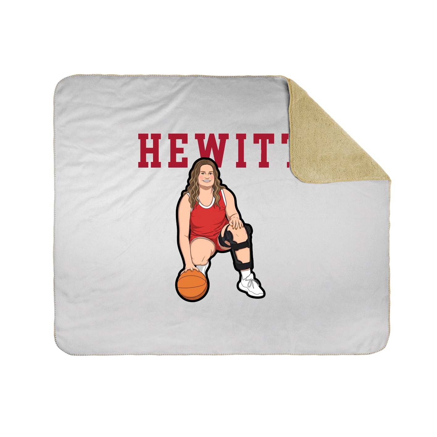 Throw Blanket — Shirsey in White