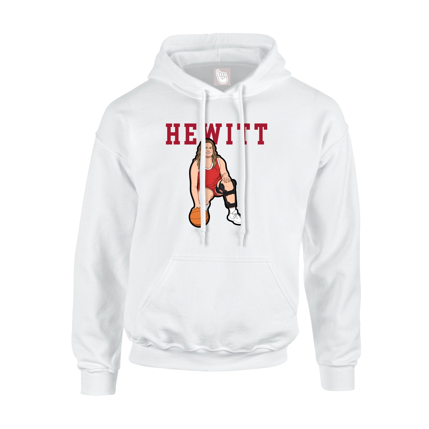 Hoodie — Shirsey in White