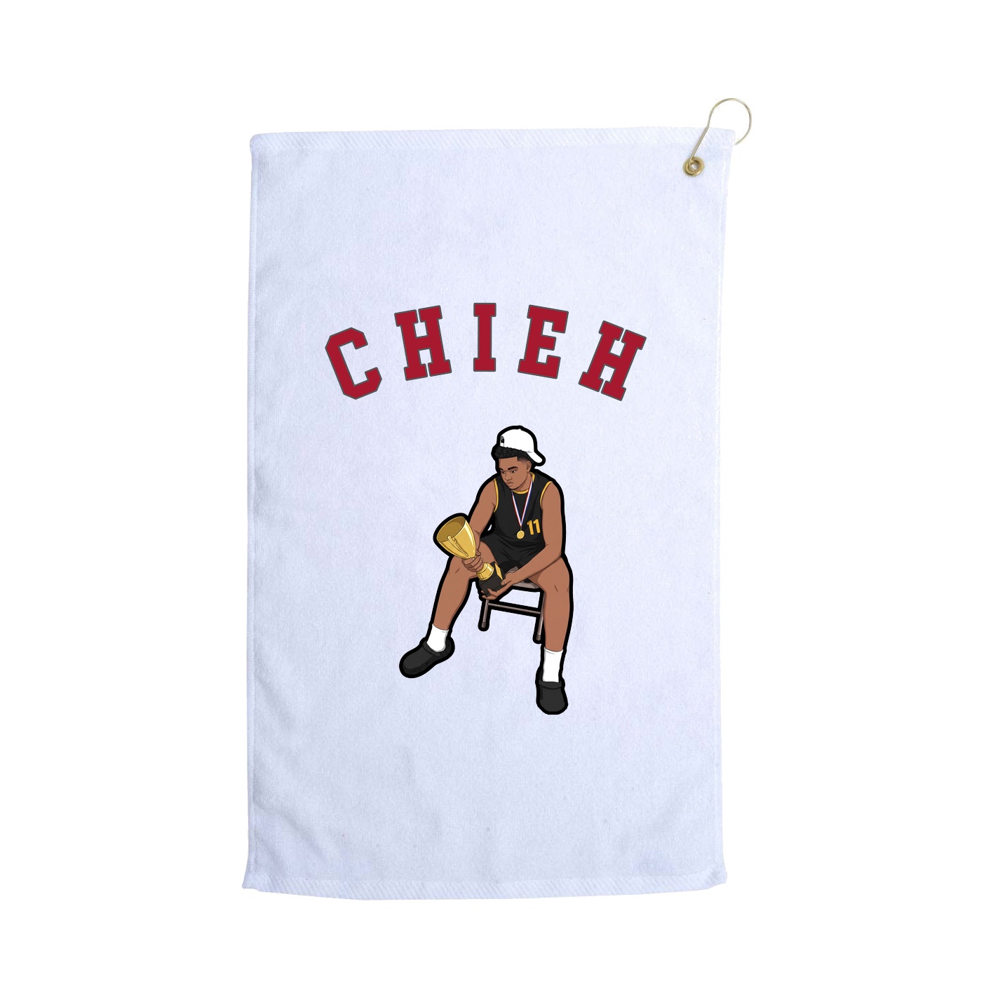 Golf Towel — Shirsey Arch in White