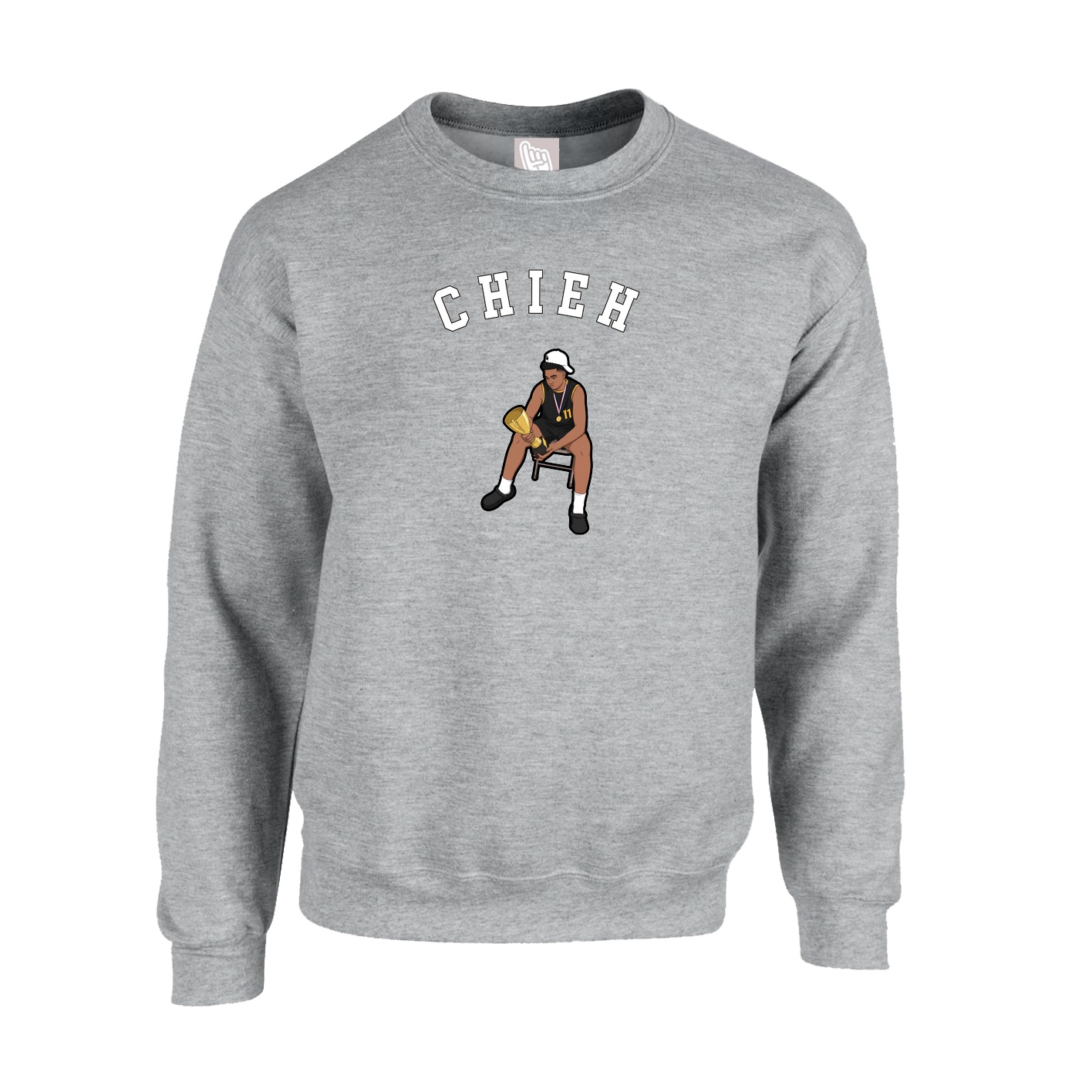 Fleece Crew — Shirsey Arch in Grey