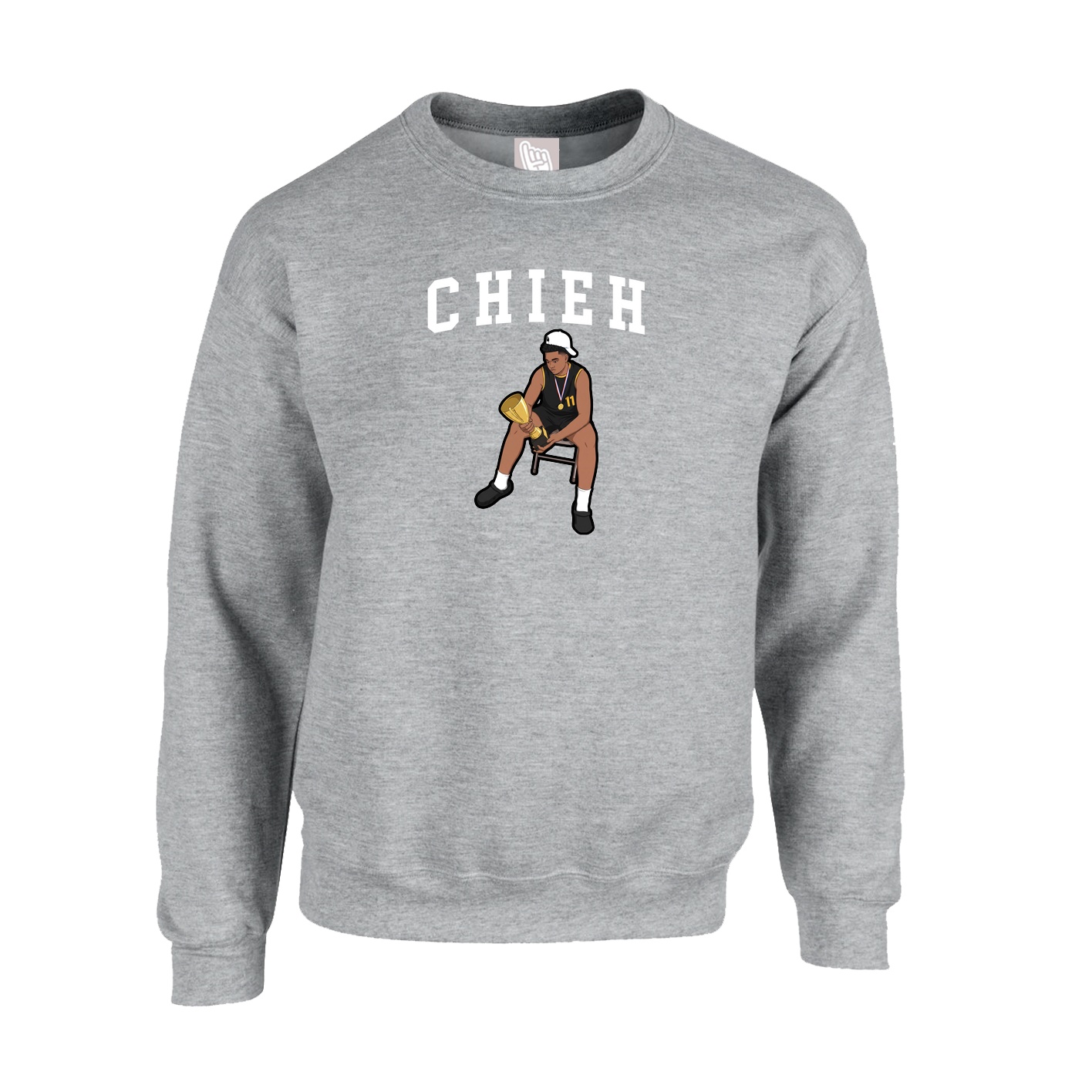 Fleece Crew — Shirsey in Grey