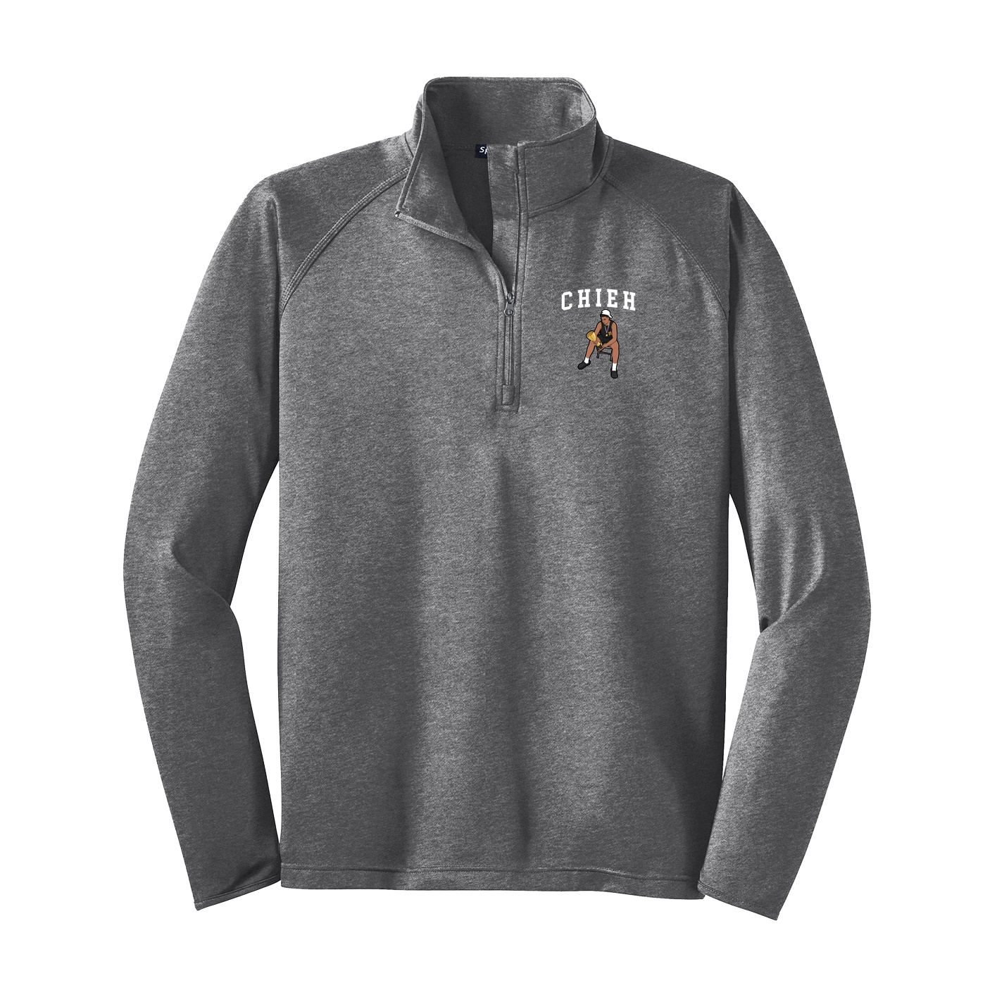 Q-Zip Pullover — Shirsey in Grey