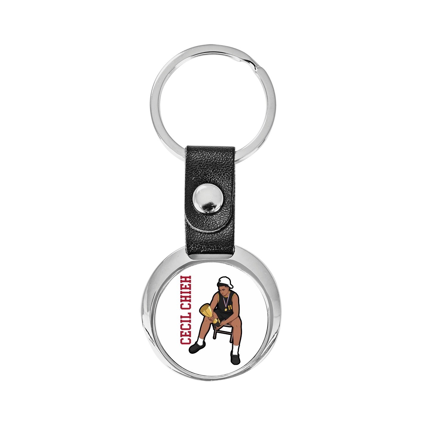 Key Chain — Name Vertical in Classic