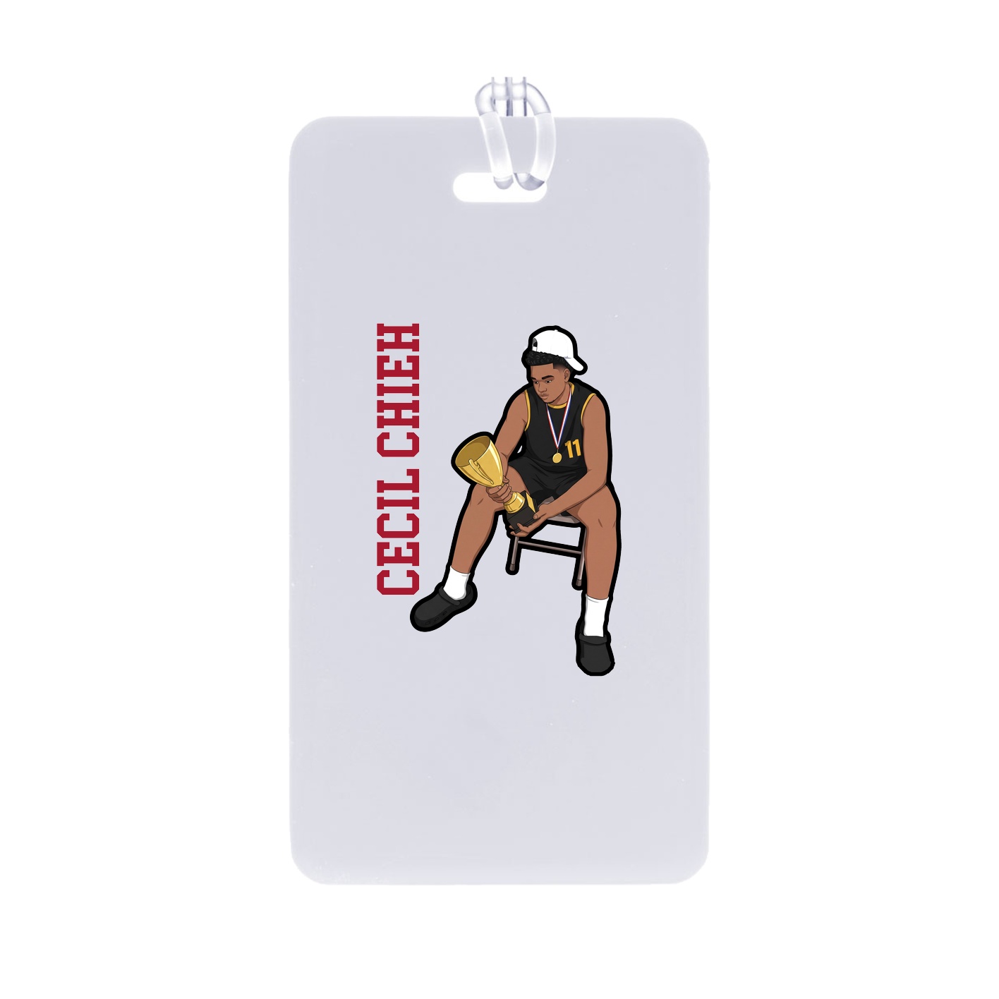 Bag Tag — Name Vertical in Classic