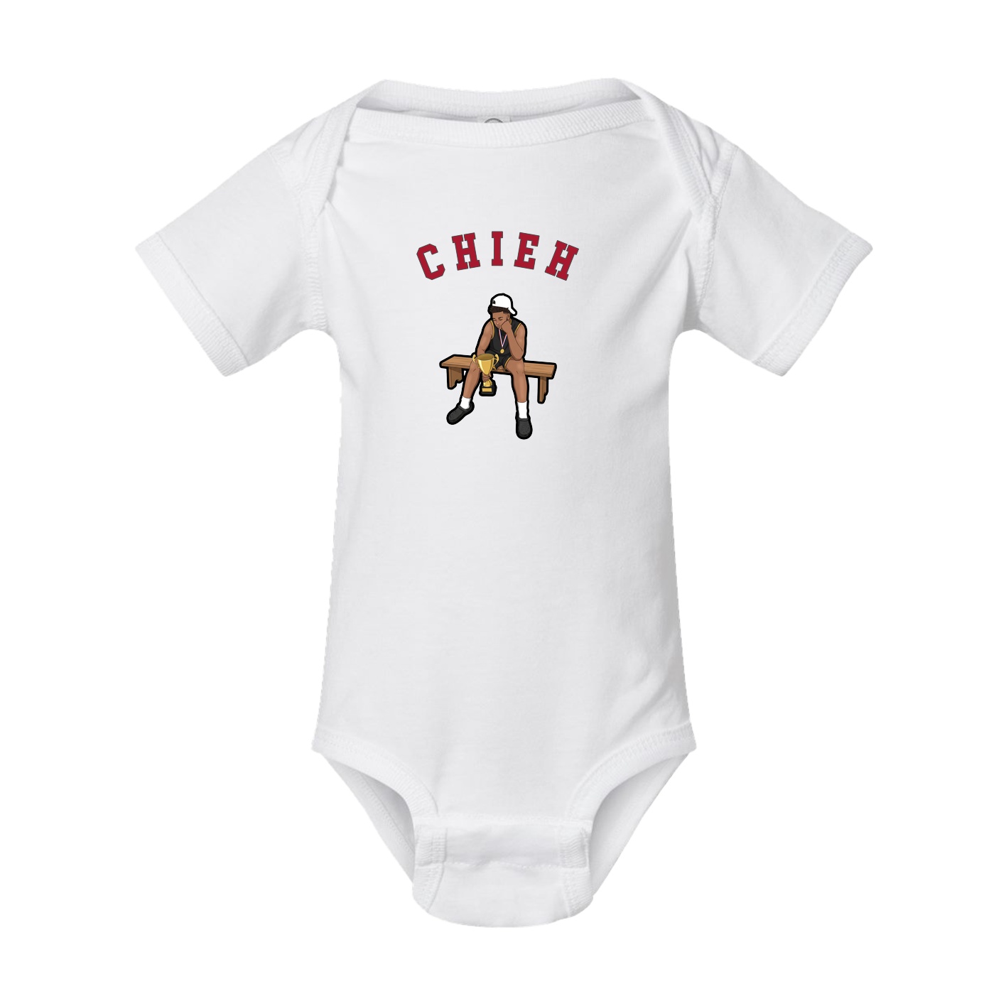 Baby Onesie — Shirsey Arch in White