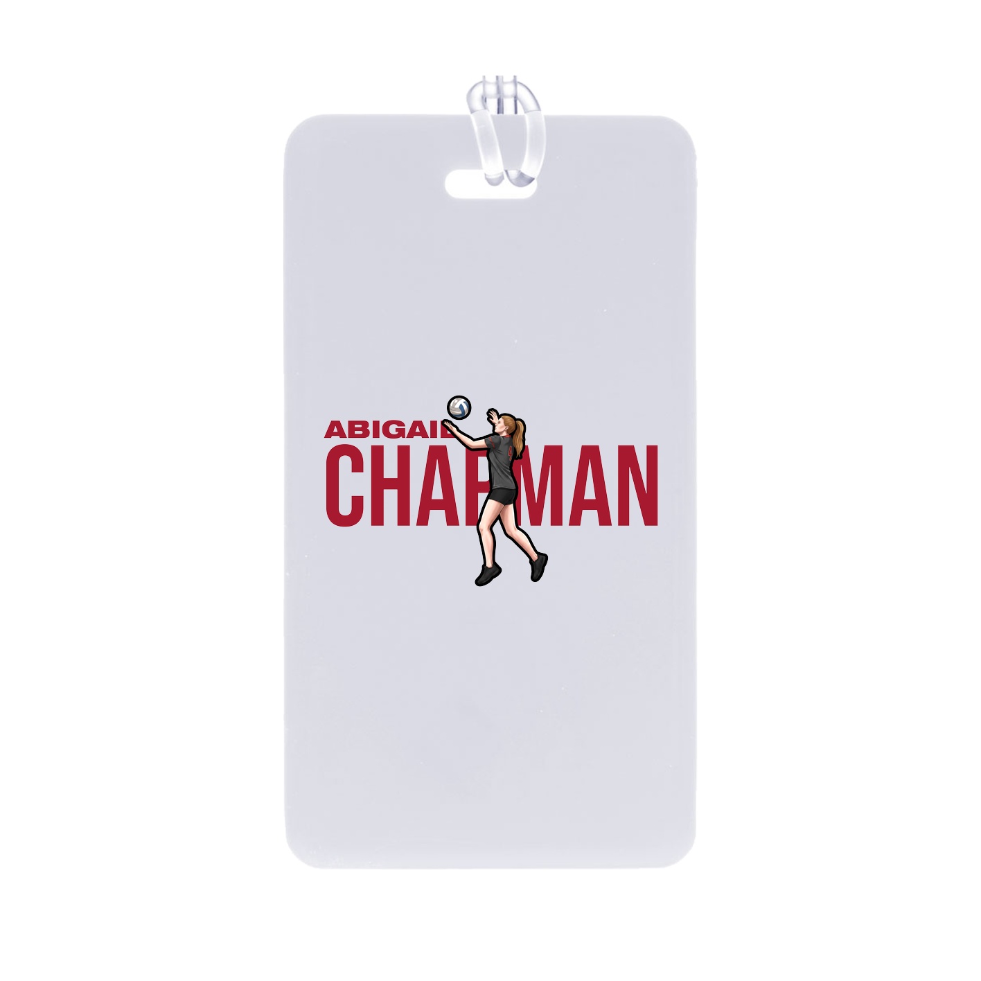 Bag Tag — Player Name in Classic