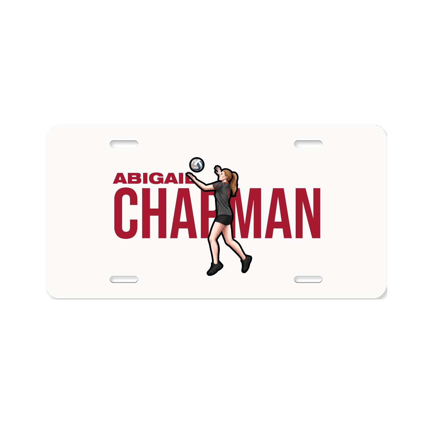 License Plate — Player Name in Classic