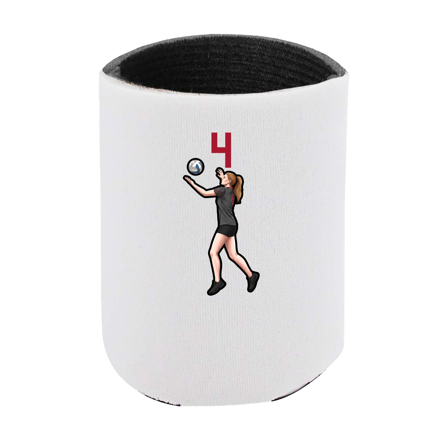 Can Holder — Number Top in White