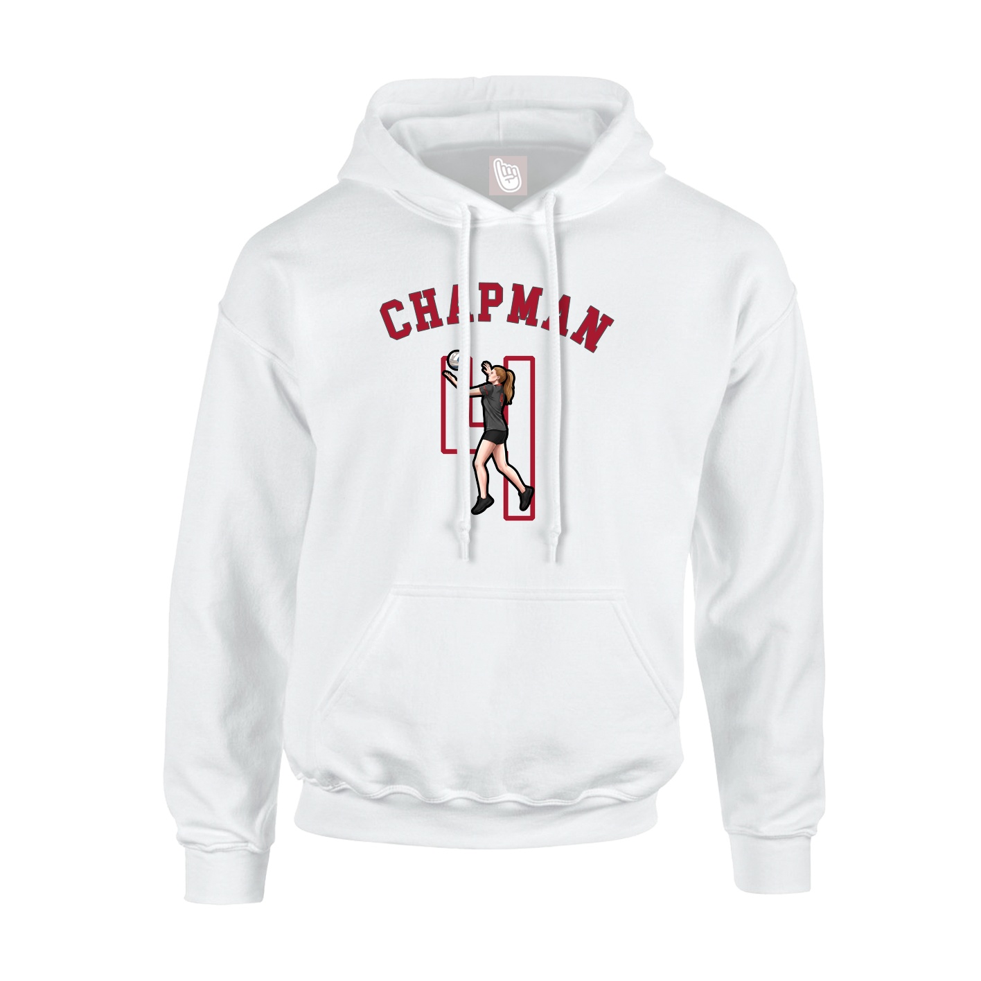 Youth Hoodie — Shirsey Arch in White
