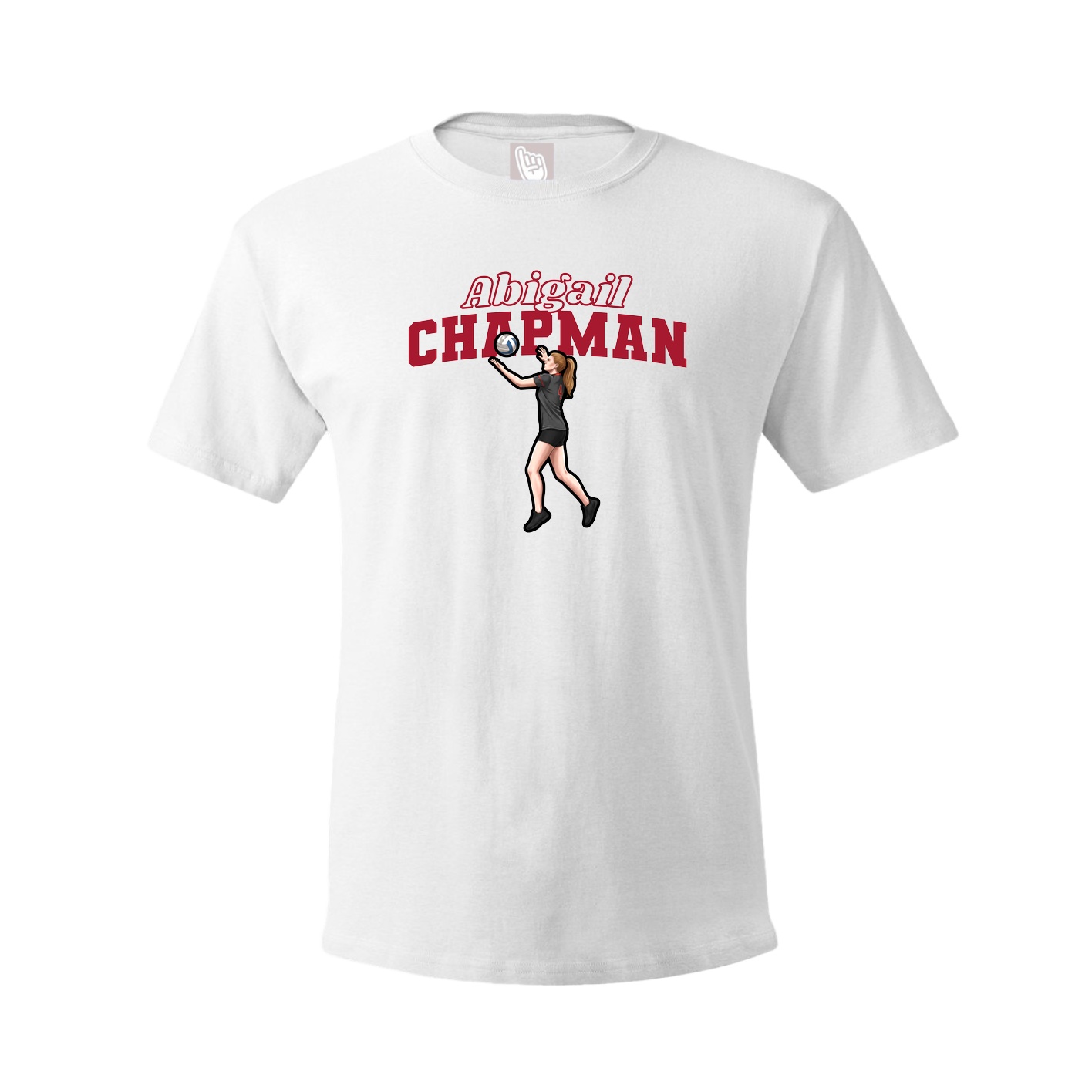 Tee — Name Arch in White