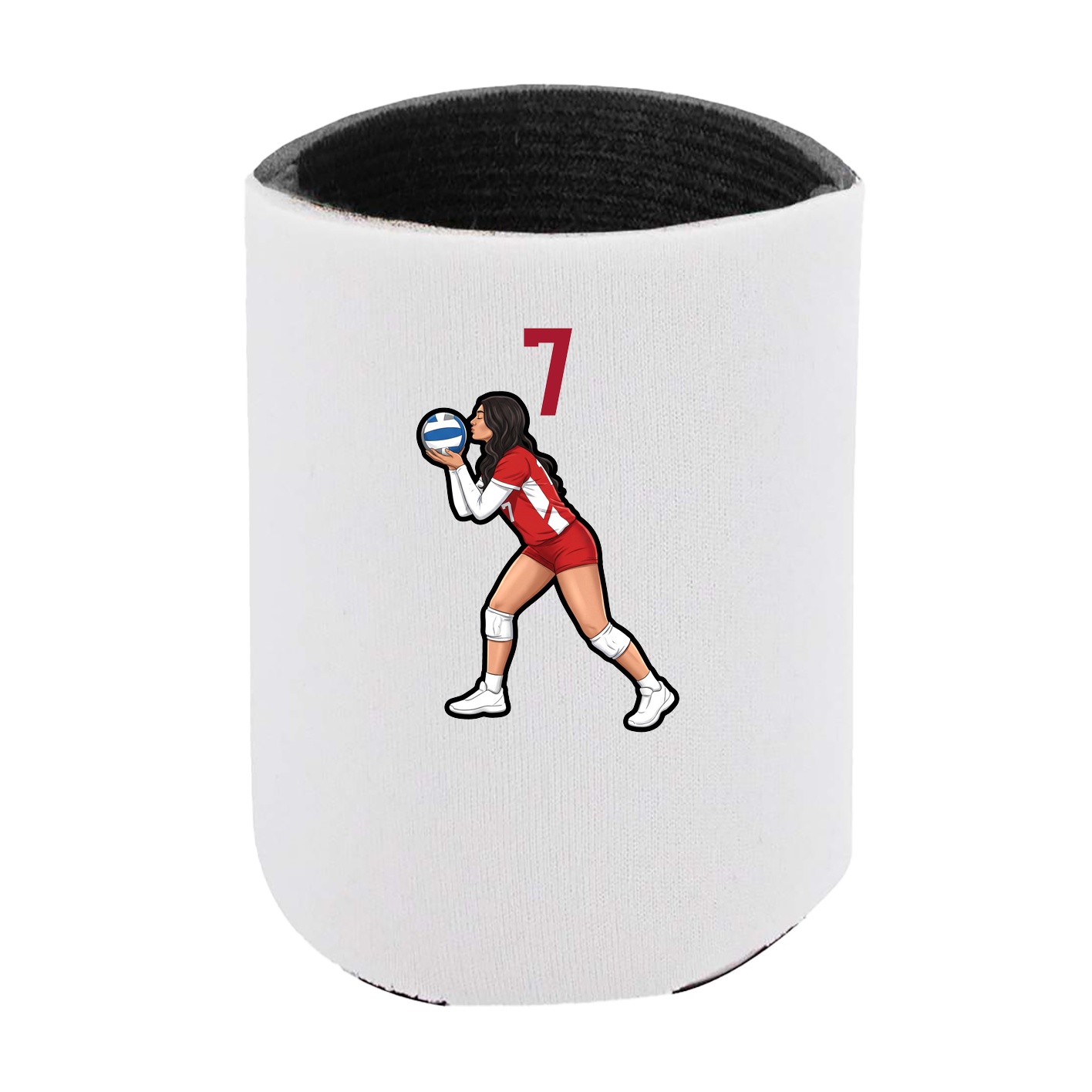 Can Holder — Number Top in White